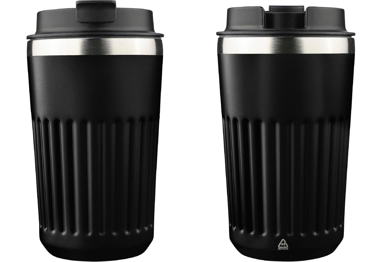 Vaso termo de acero inox. reciclado Chiara 400 ml