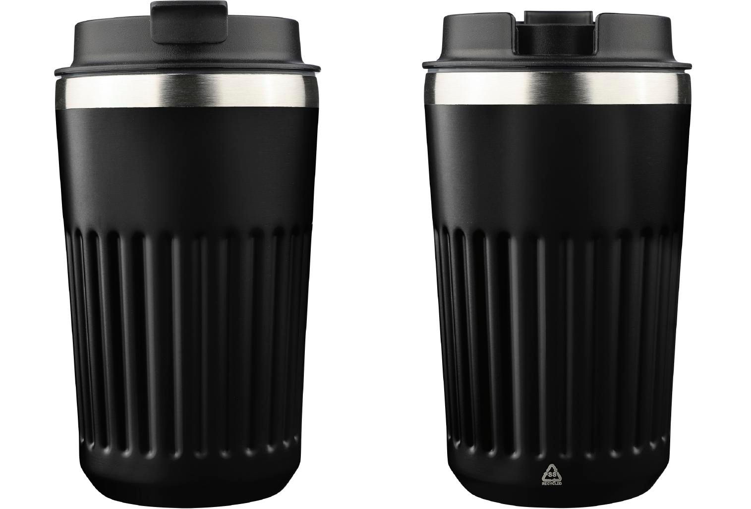 Vaso termo de acero inox. reciclado Chiara 400 ml