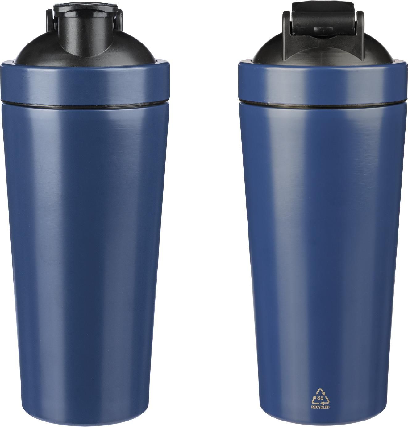 Recycled stainless steel single-walled shaker (750 ml) Orla