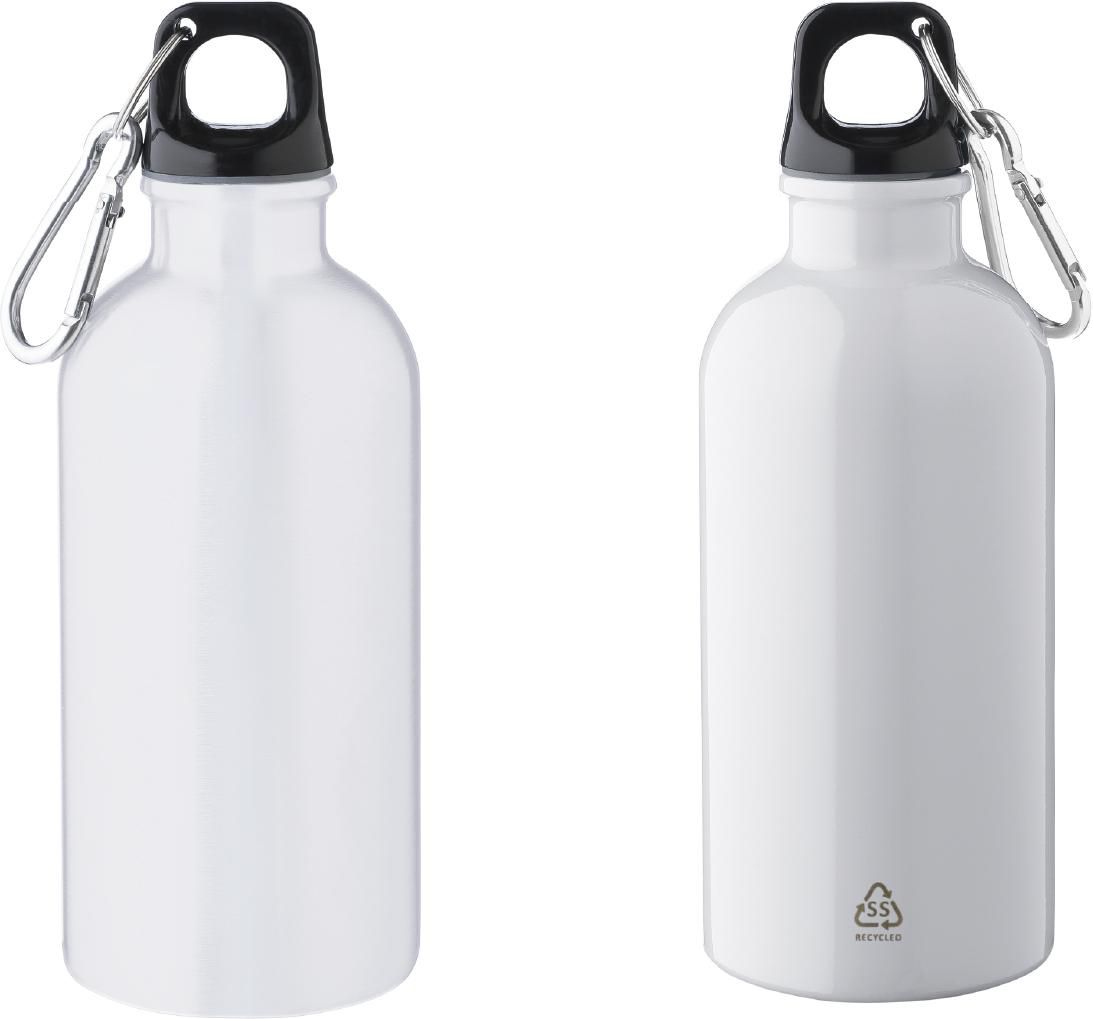 Recycled stainless steel single walled bottle (400 ml) Sable