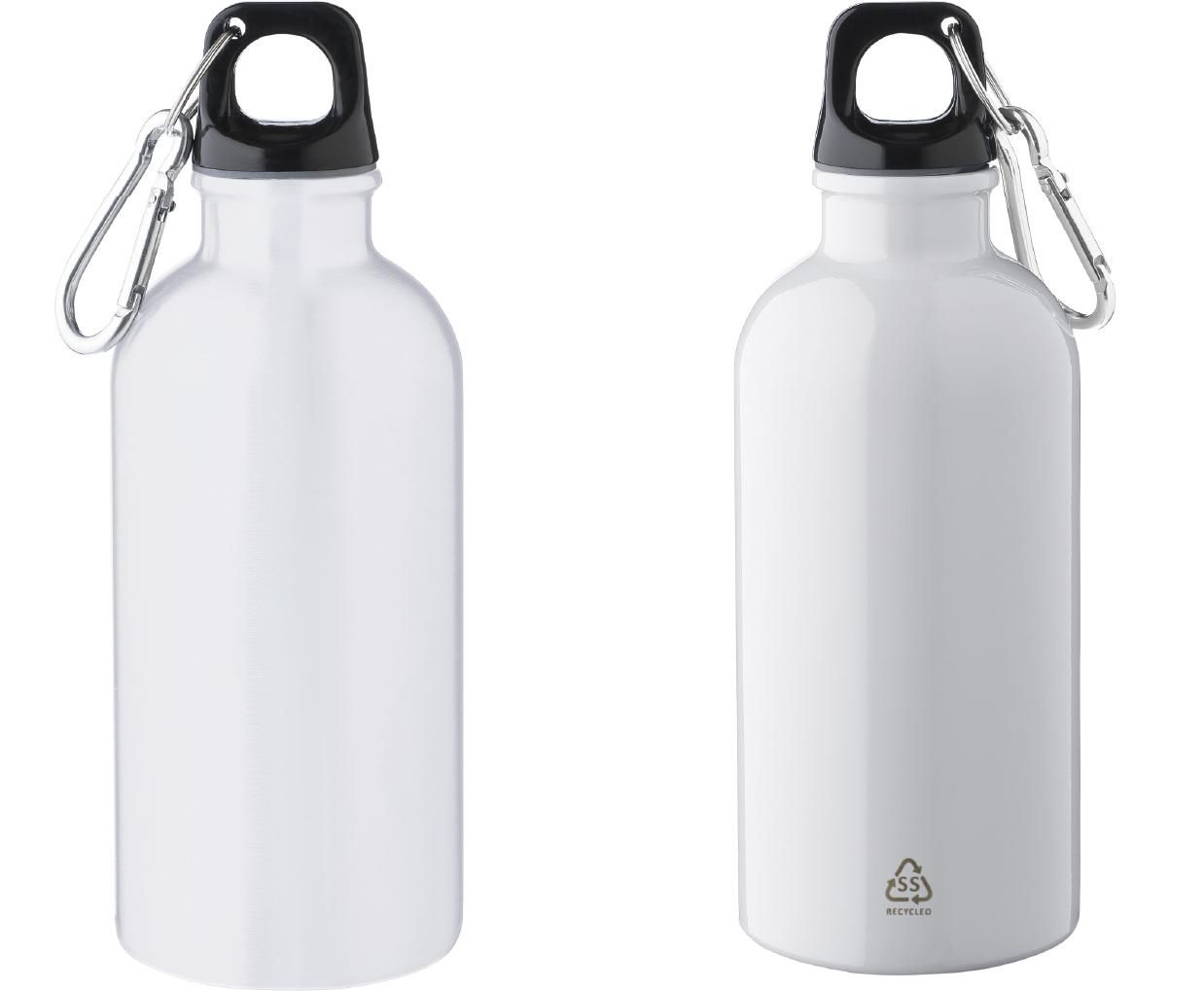 Recycled stainless steel single walled bottle (400 ml) Sable