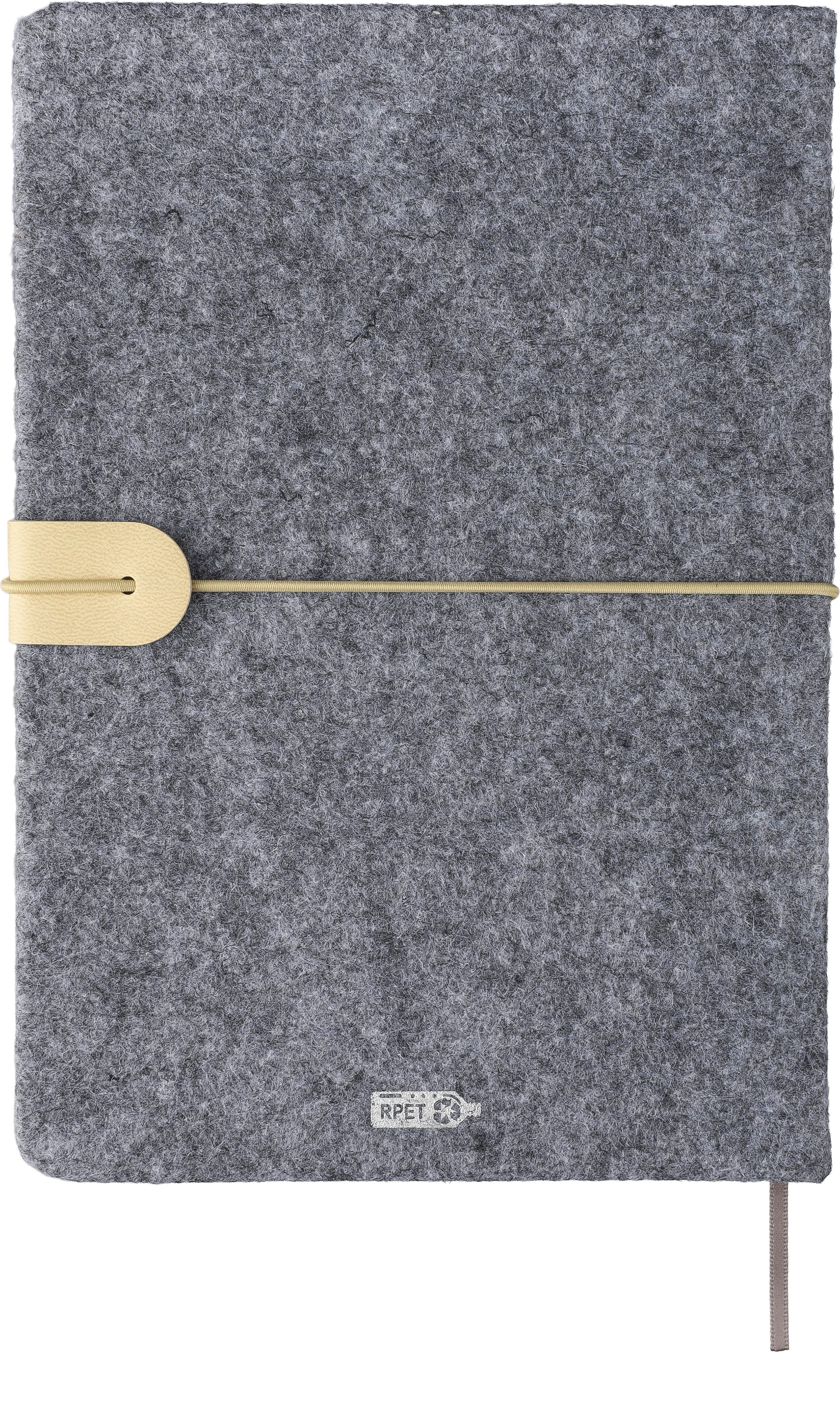 Cuaderno Danio | Fieltro reciclado | A5 | Rayado