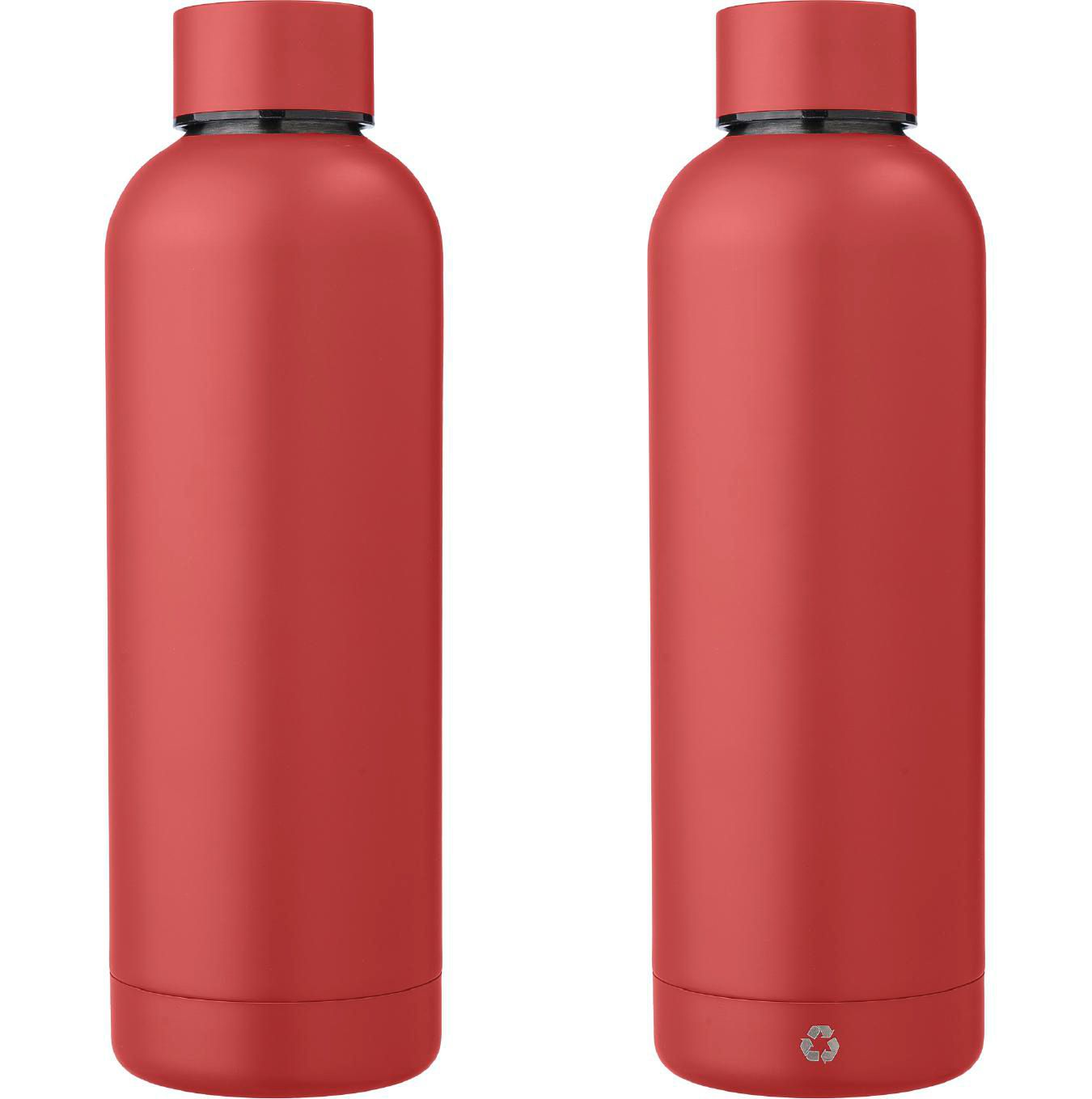 Botella de acero inox. reciclado Isaiah 500 ml