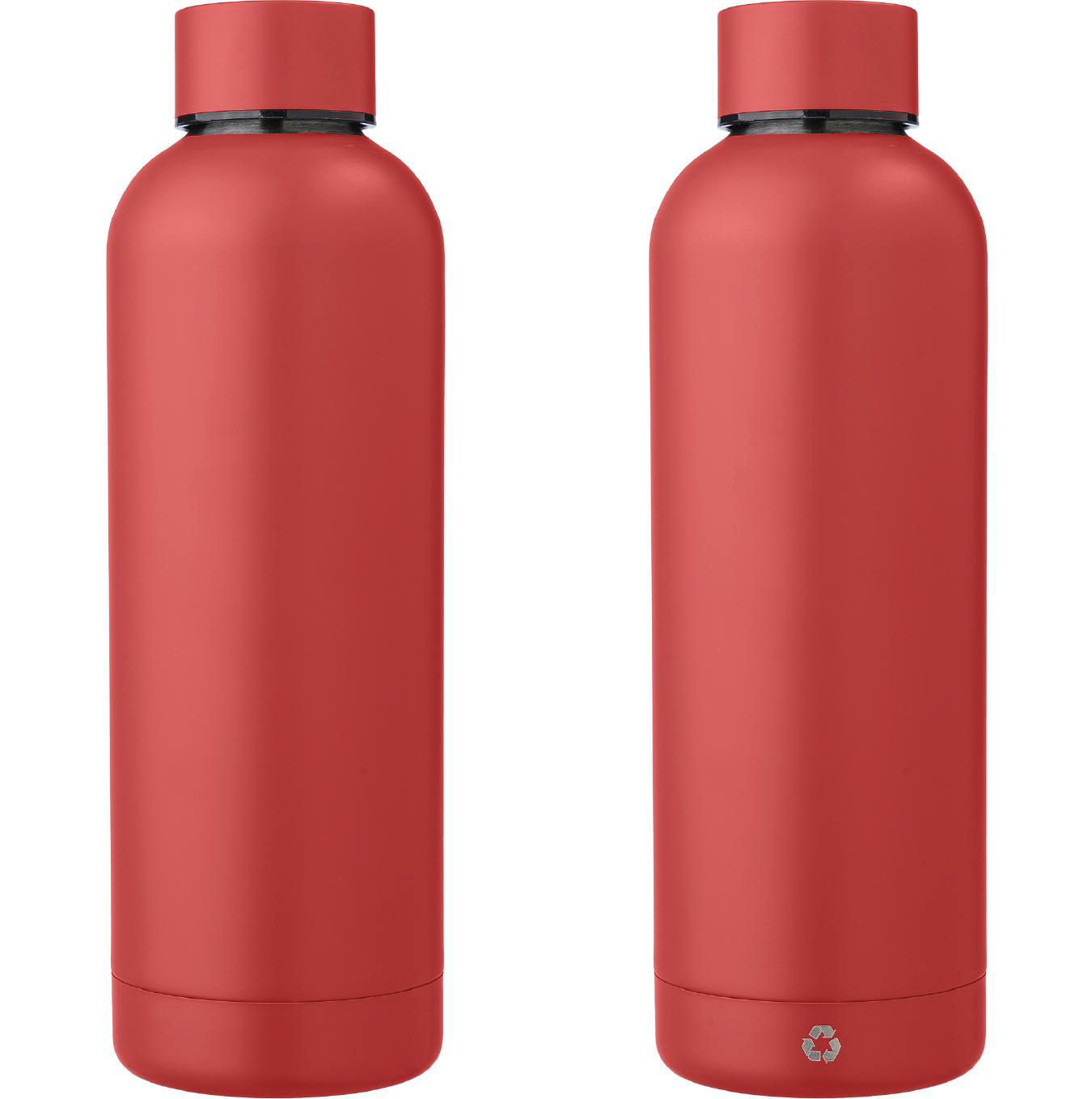 Botella de acero inox. reciclado Isaiah 500 ml