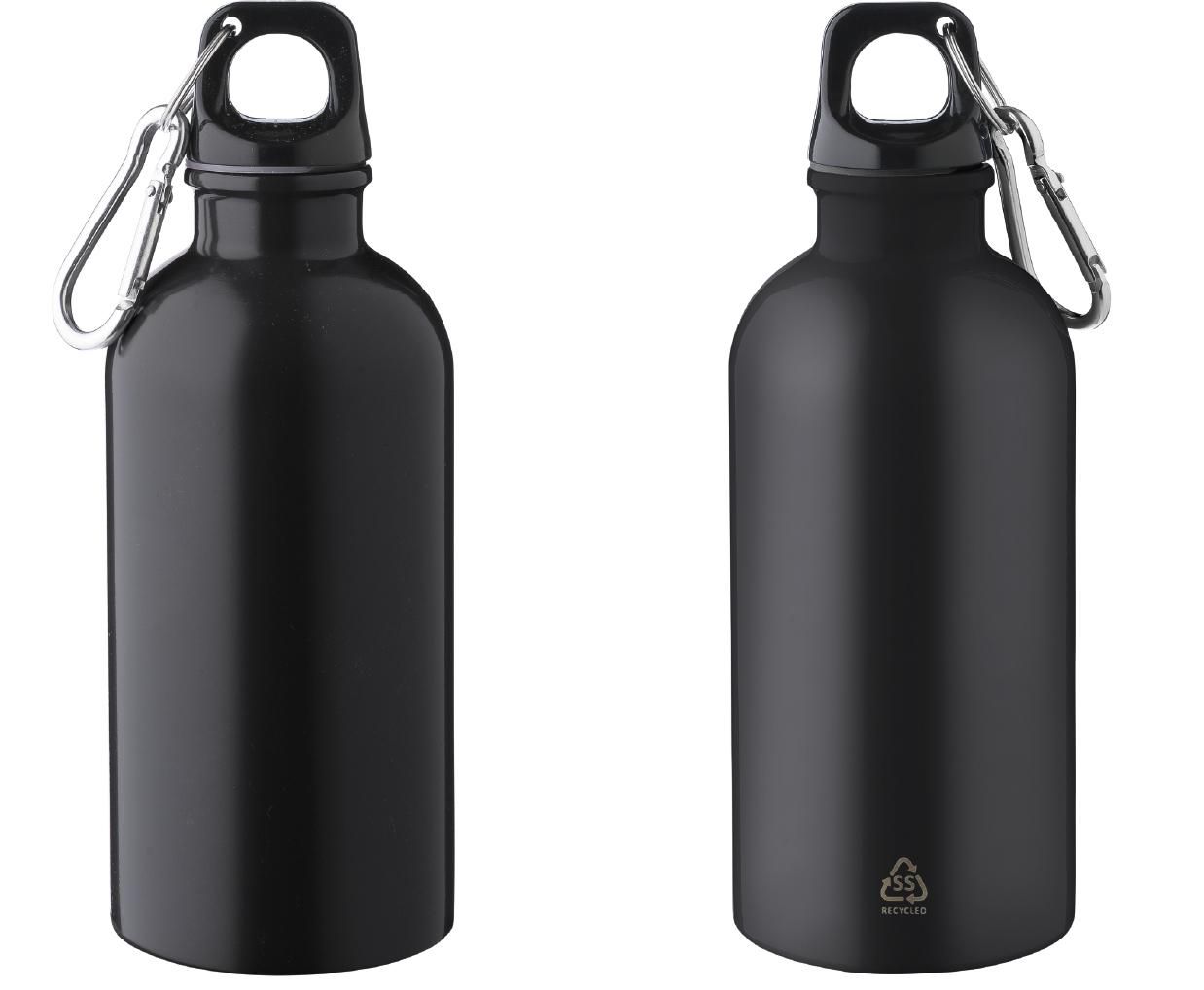 Recycled stainless steel single walled bottle (400 ml) Sable