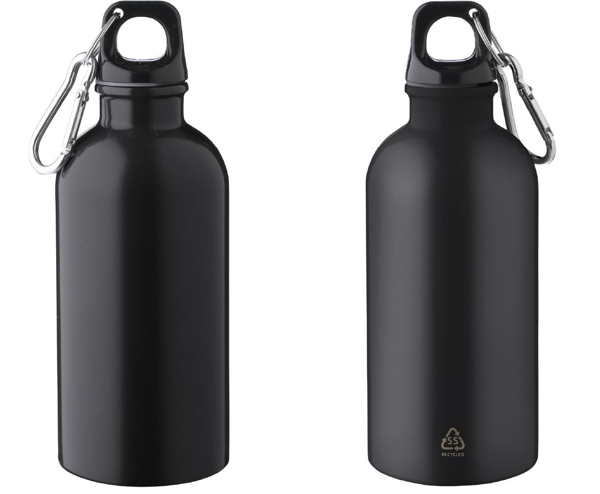 Recycled stainless steel single walled bottle (400 ml) Sable