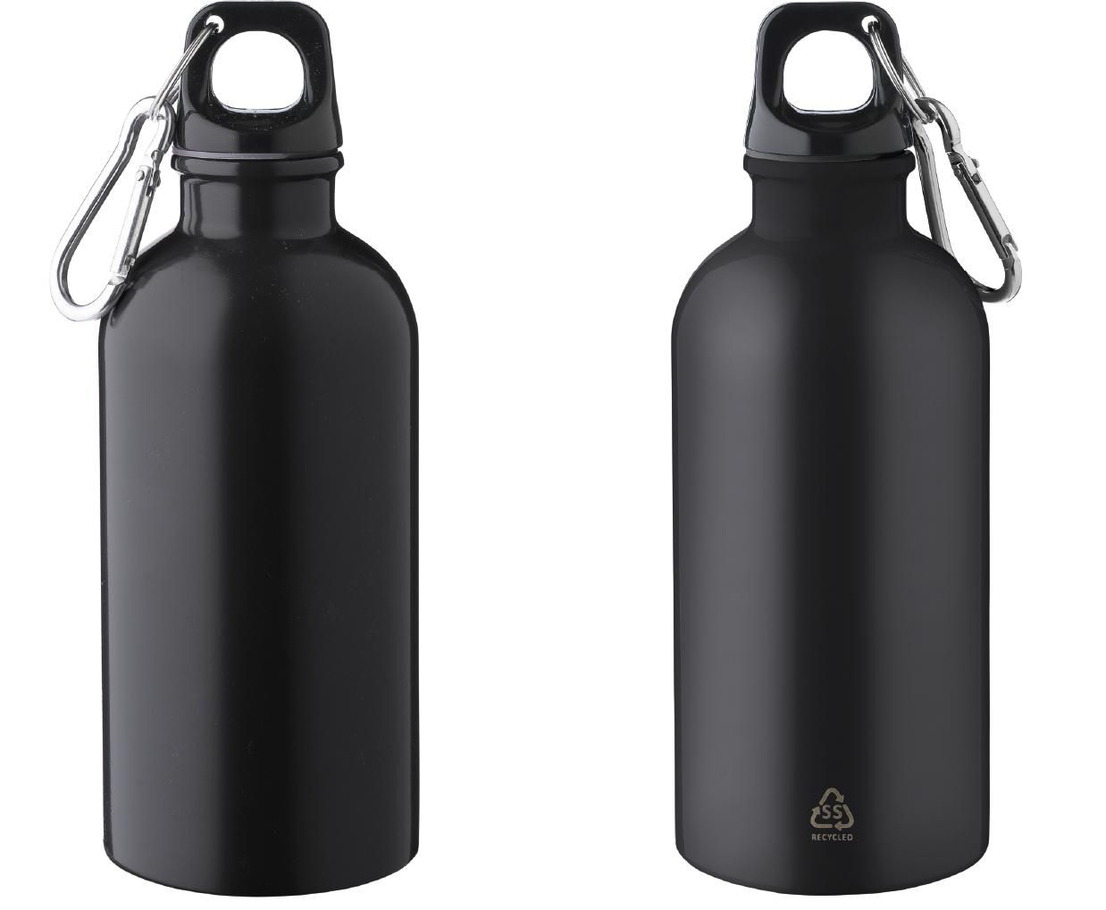 Recycled stainless steel single walled bottle (400 ml) Sable
