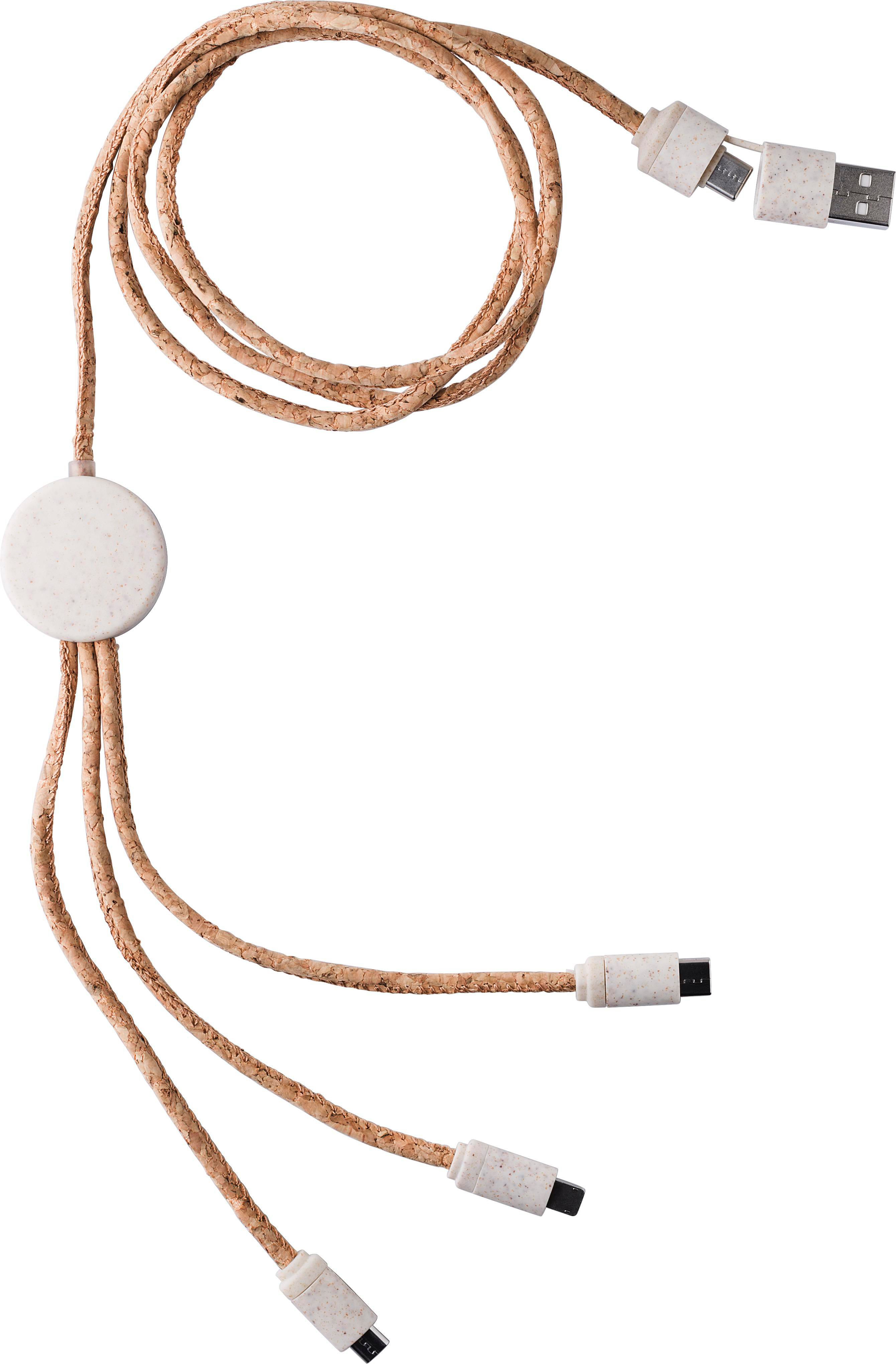 Set de cables de corcho Gemma
