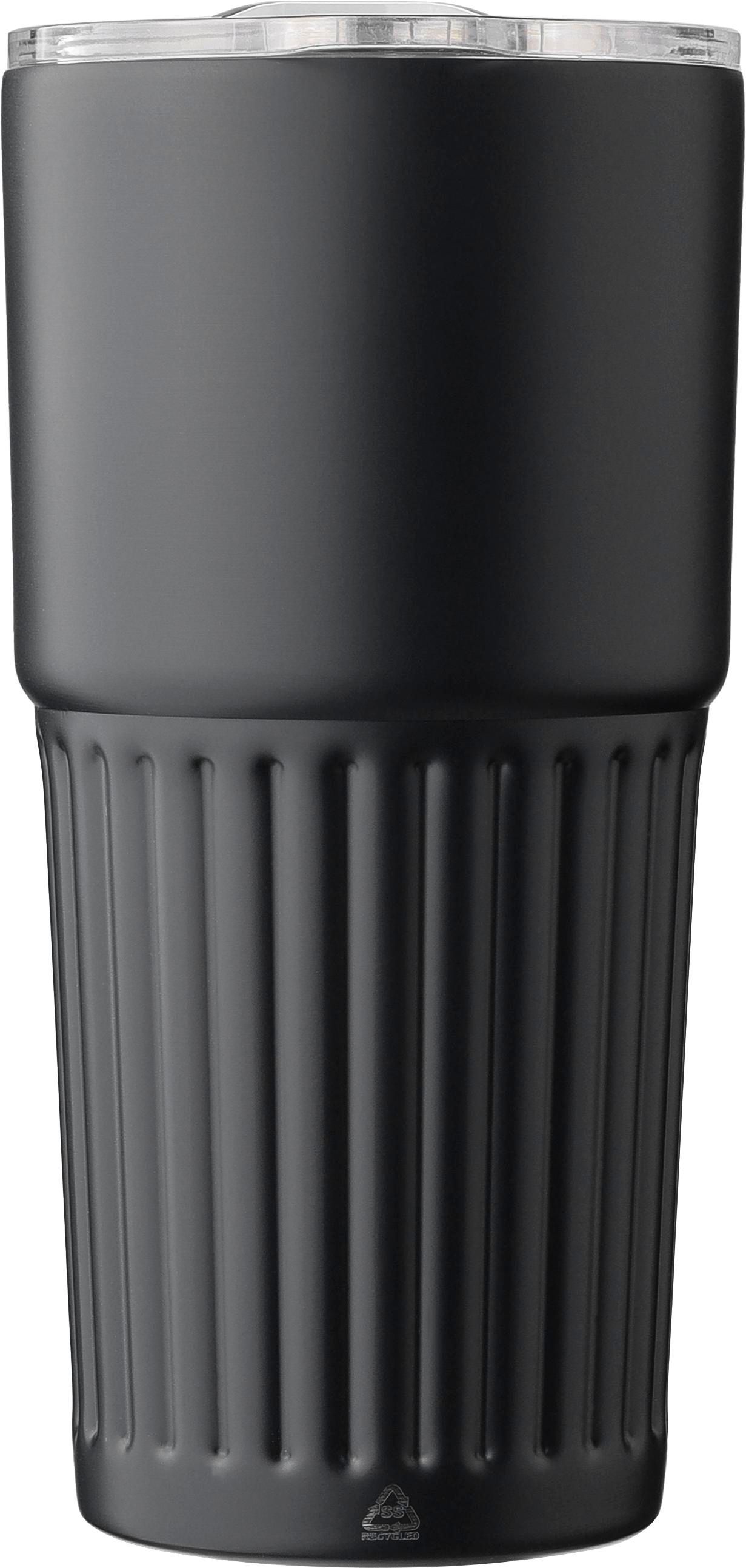 Vaso de acero inox. reciclado Kael 500 ml