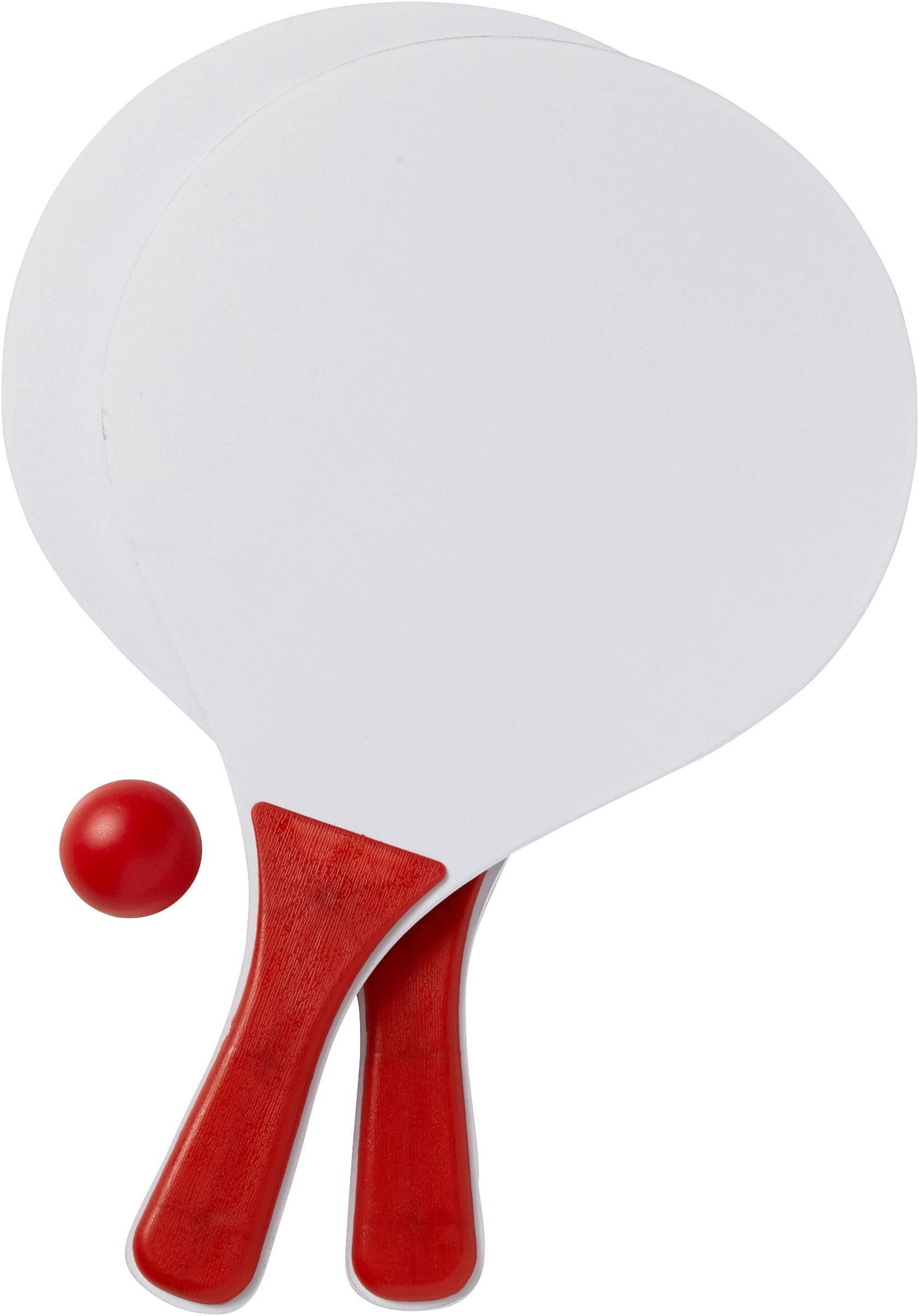 Set de palas de madera y pelota Fabien