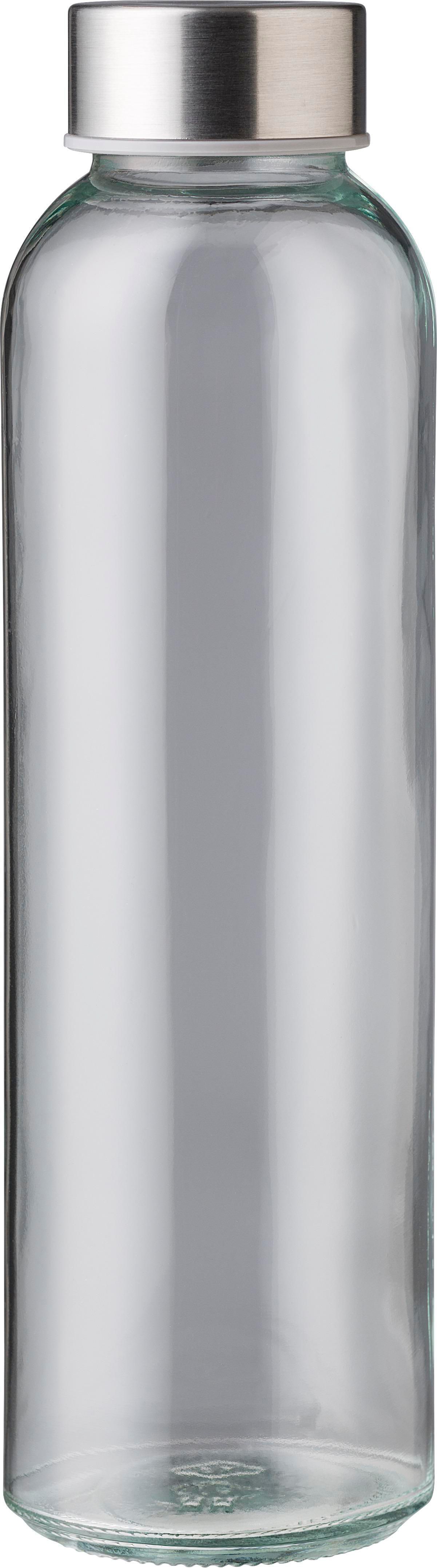 Drinking bottle Maxwell | Glass | Stainless steel lid | 500 ml