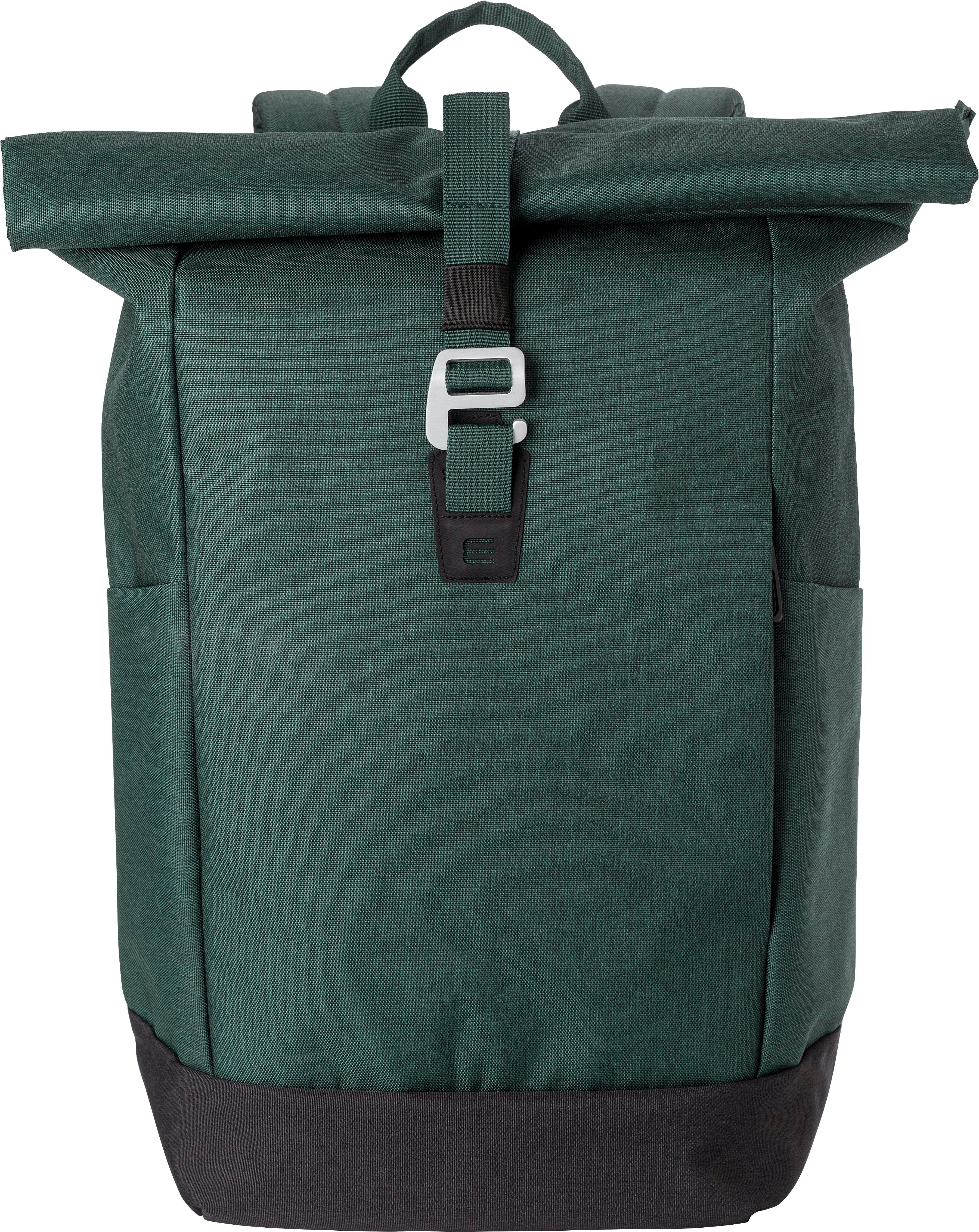 Polyester (600D) roll-top backpack Dax