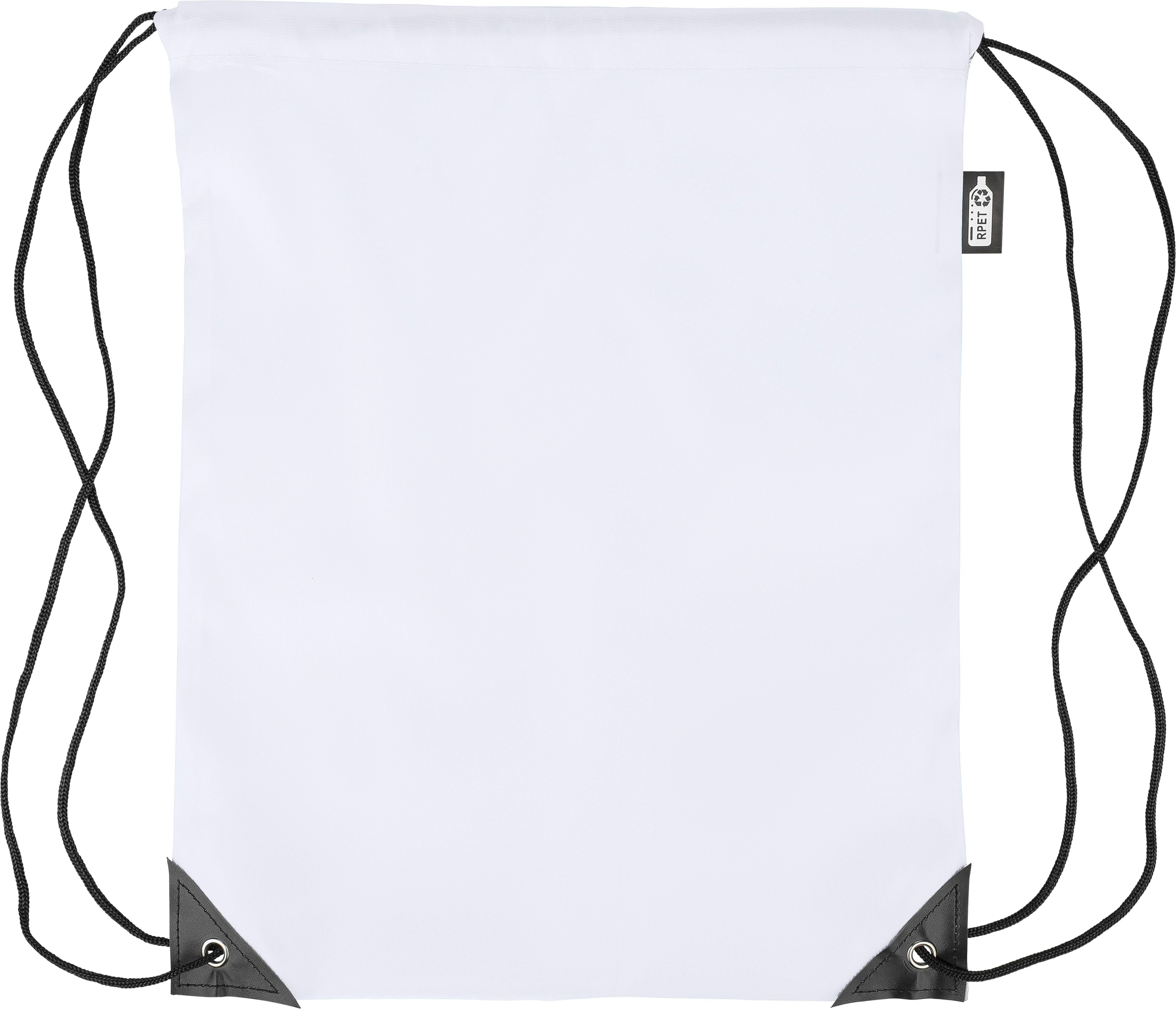 Recycled rPET polyester (210D) drawstring backpack Enrique