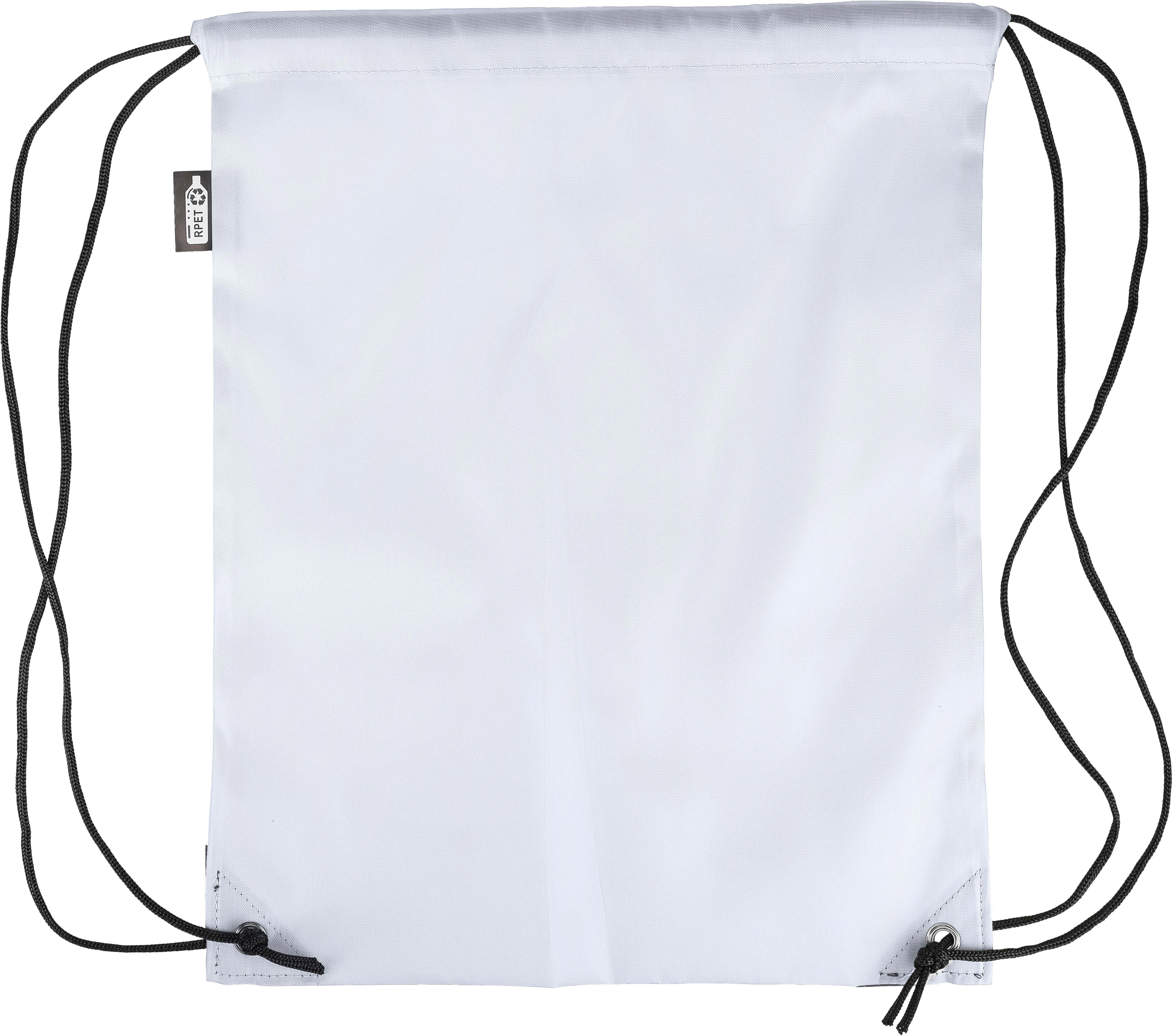 Recycled rPET polyester (210D) drawstring backpack Enrique