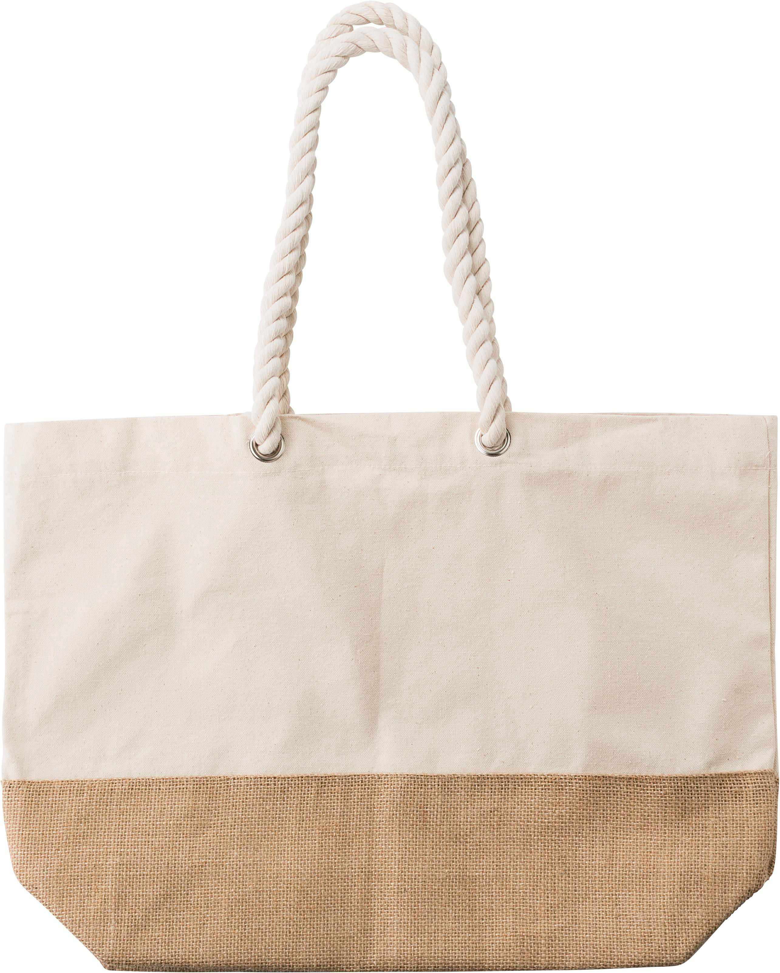 Shopping bag Diego | Cotton 280 g/m² | Jute bottom