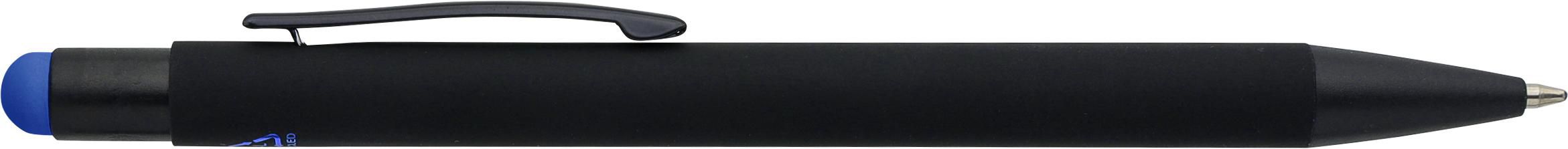 Bolígrafo de aluminio recubierto de goma Formentera