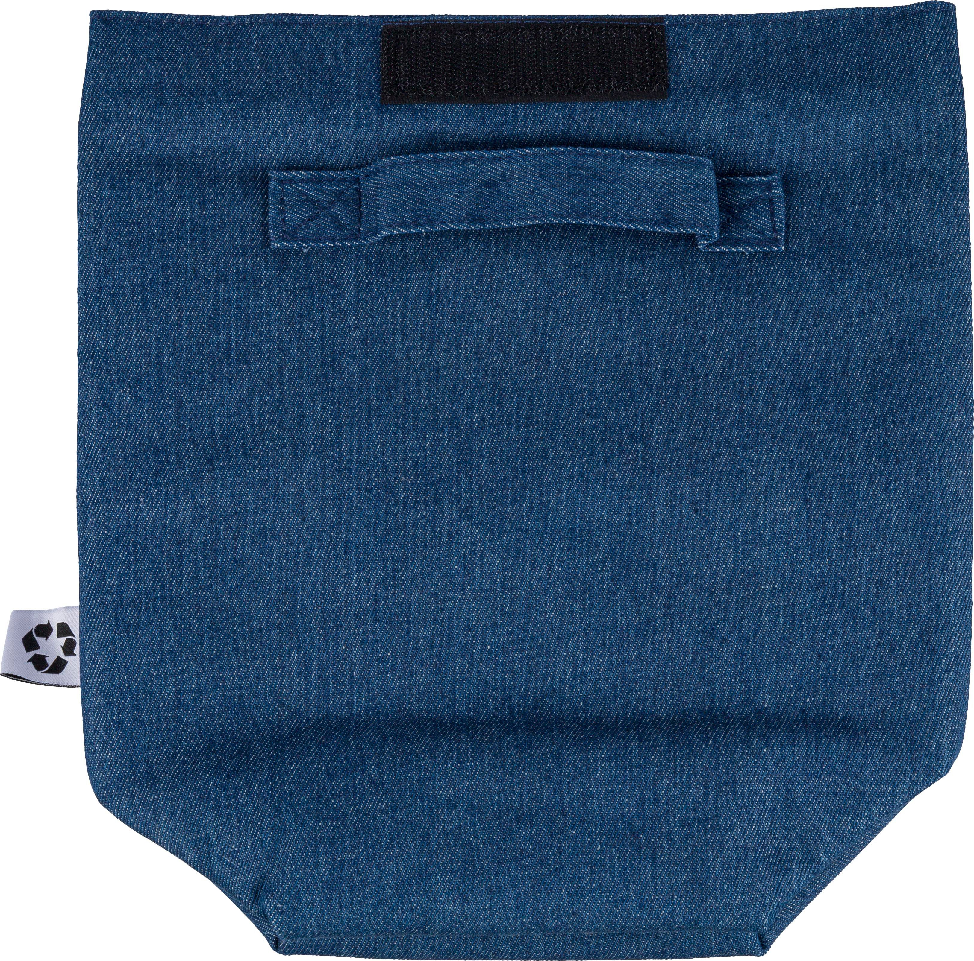 Cooler bag Mira | Recycled denim | Roll-top | 8 l