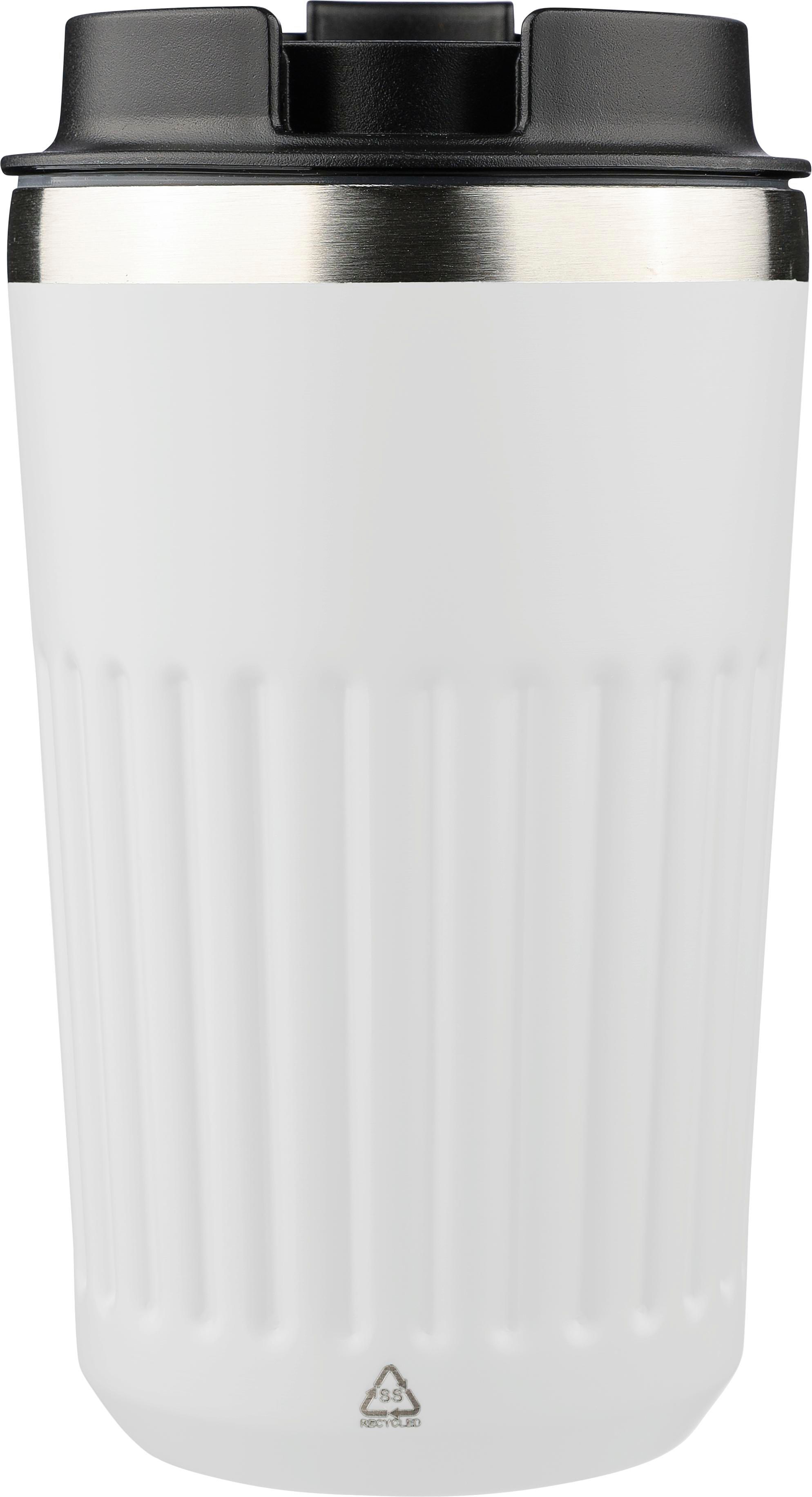 Vaso termo de acero inox. reciclado Chiara 400 ml
