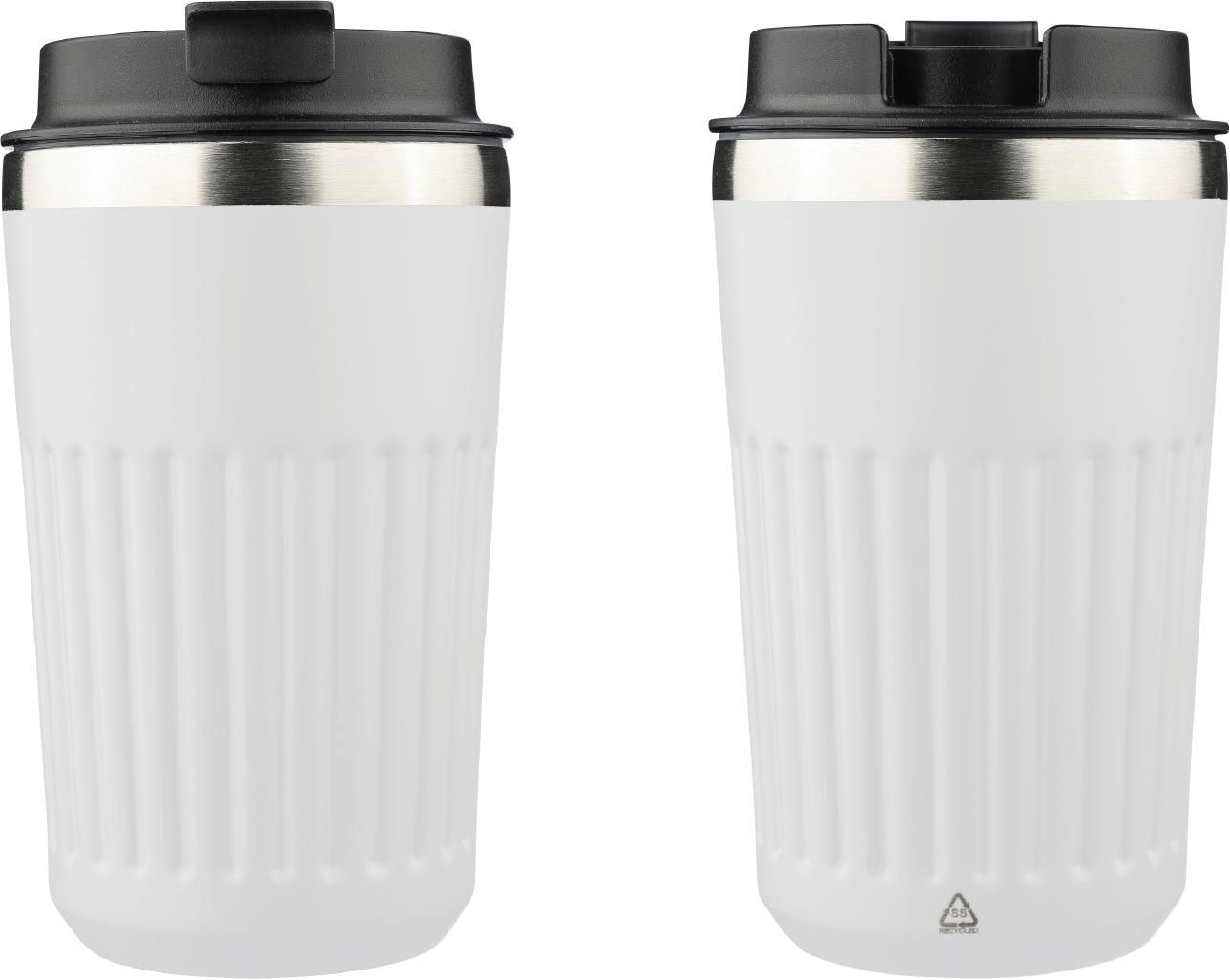 Vaso termo de acero inox. reciclado Chiara 400 ml