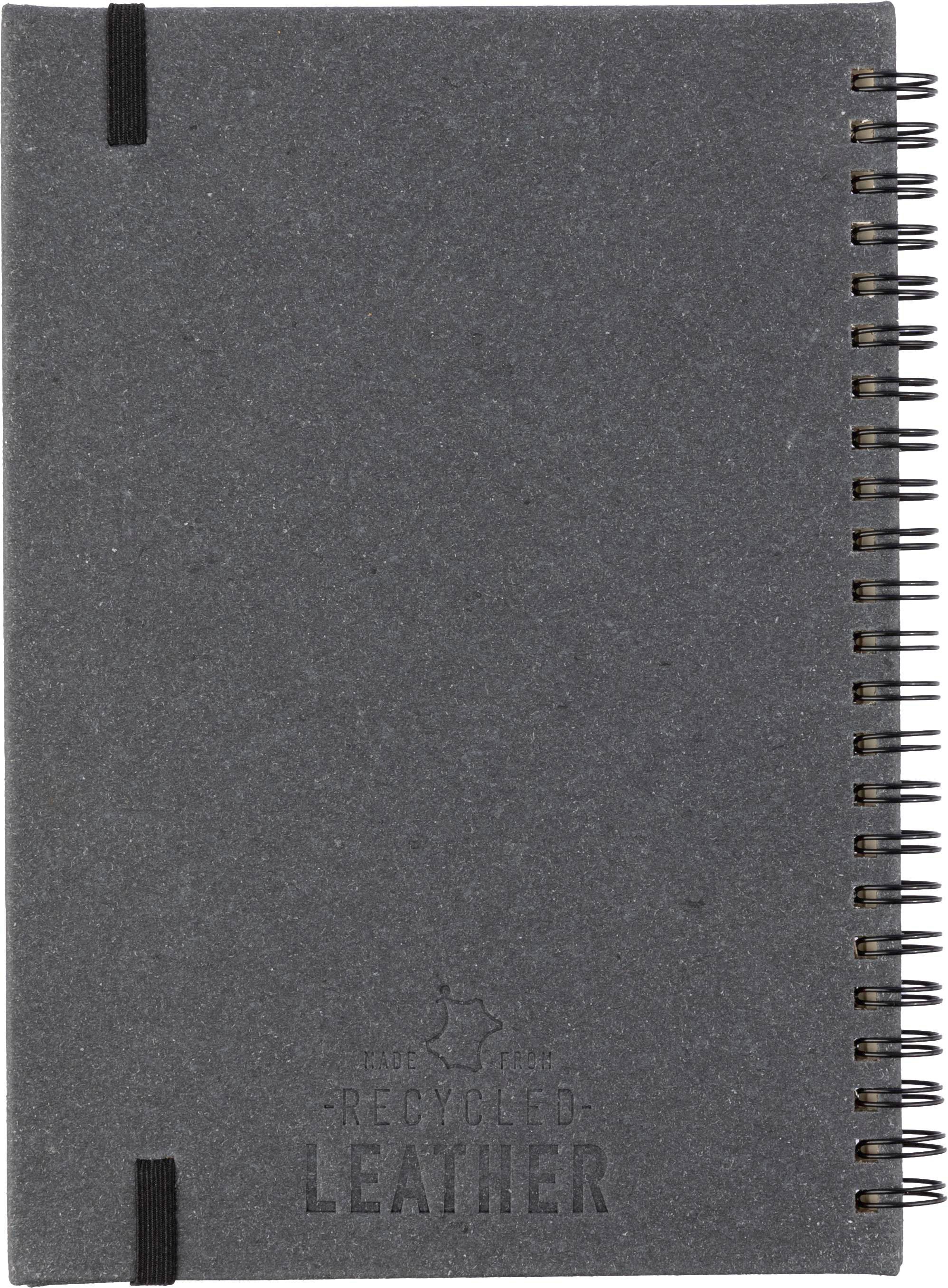 Notebook Egon | Recycled leather | A5 | Lined