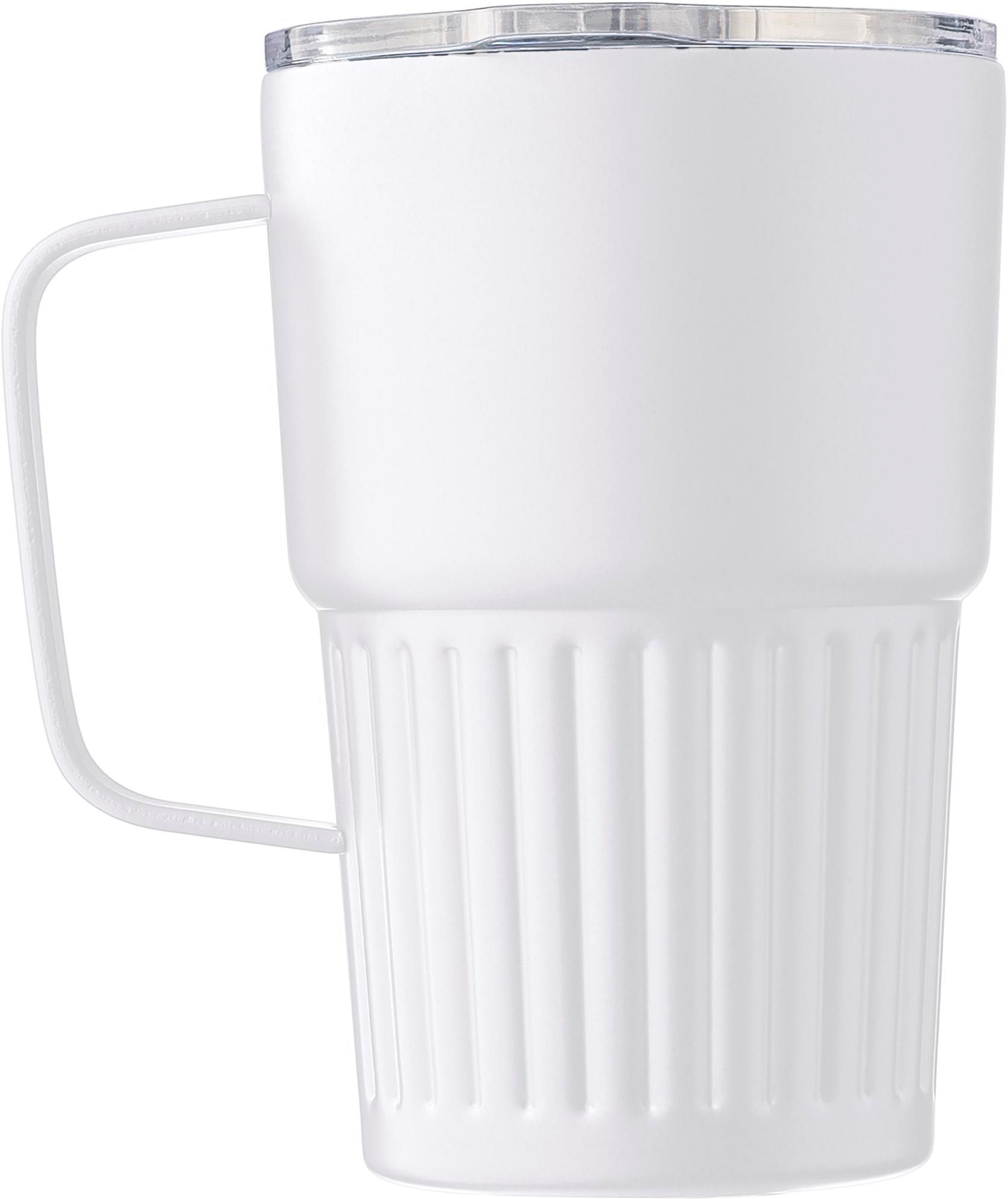 Taza de acero inox. reciclado Calo 450 ml
