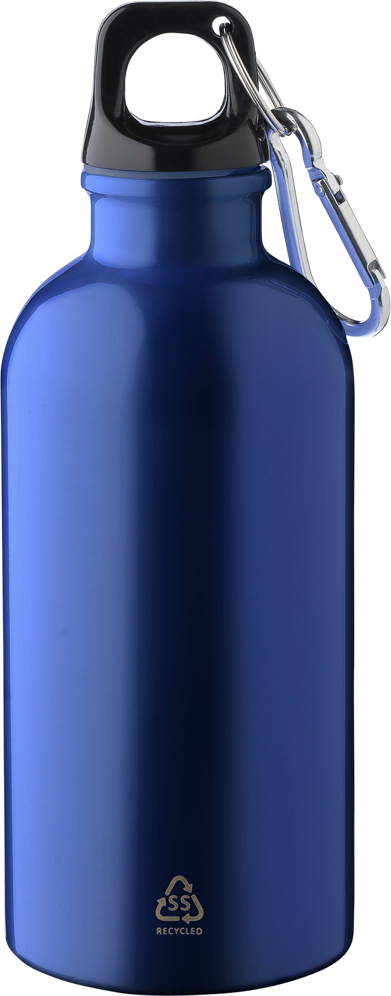Recycled stainless steel single walled bottle (400 ml) Sable