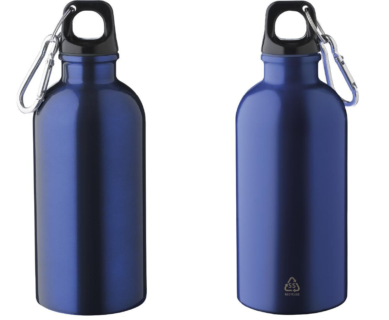 Recycled stainless steel single walled bottle (400 ml) Sable