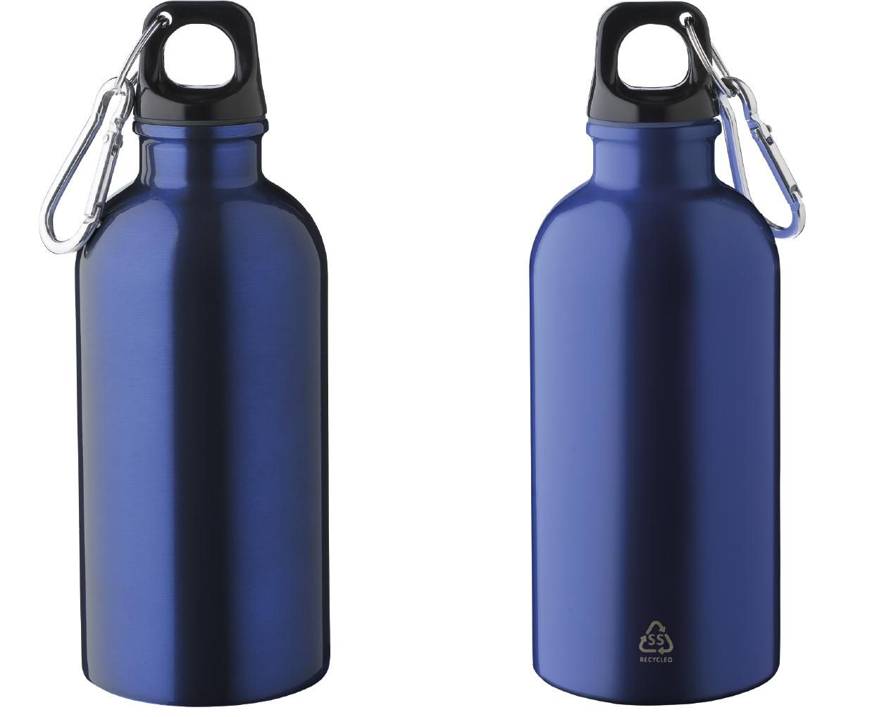 Recycled stainless steel single walled bottle (400 ml) Sable