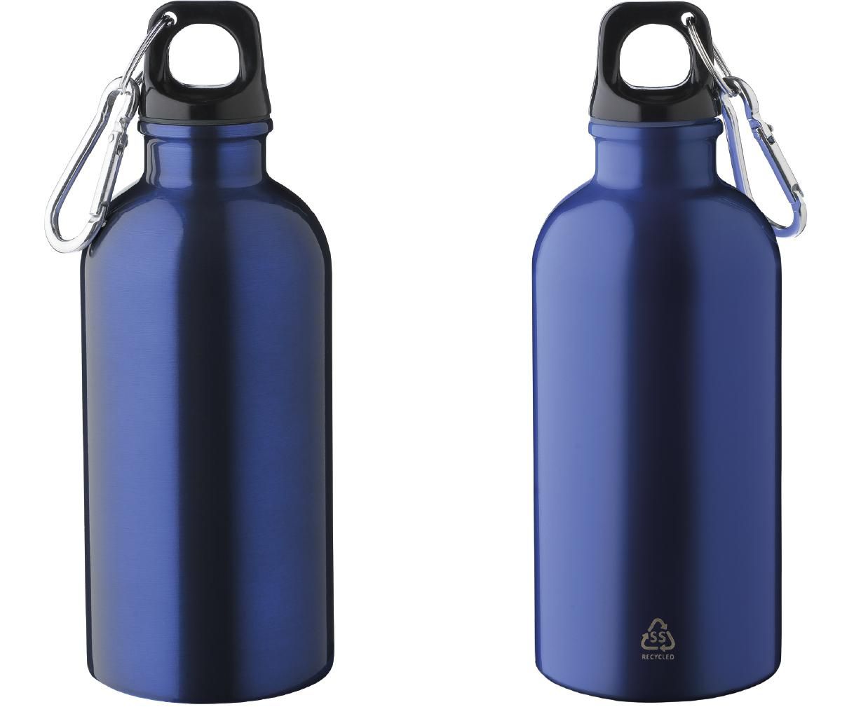 Recycled stainless steel single walled bottle (400 ml) Sable