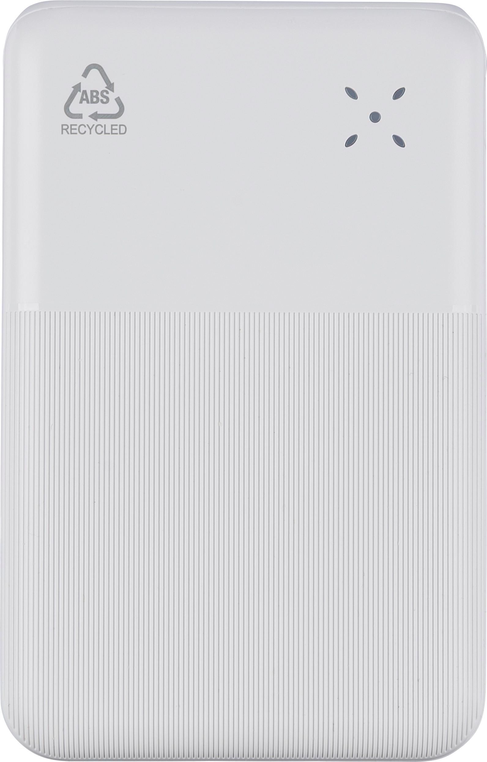 Recycled ABS powerbank Rayen