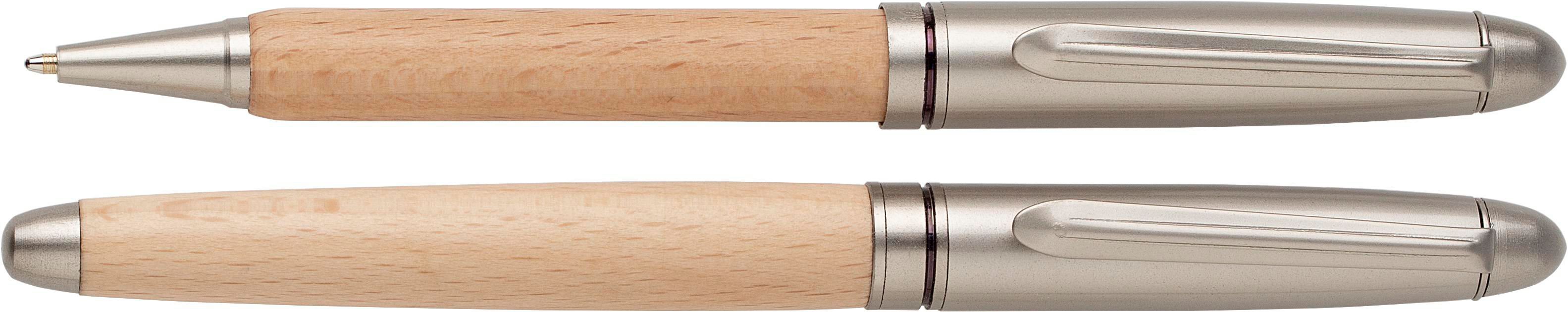 Set de escritura de madera Oliviero