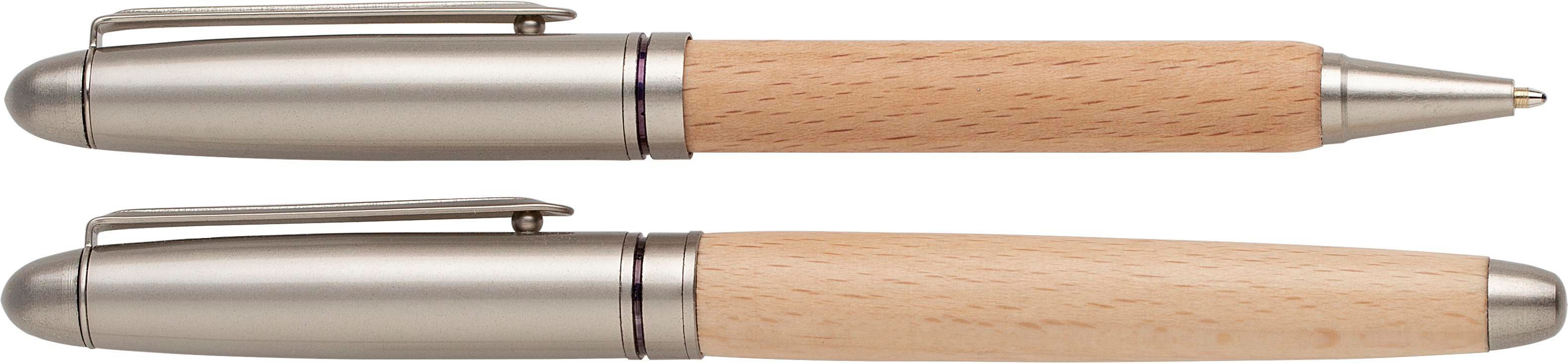 Set de escritura de madera Oliviero