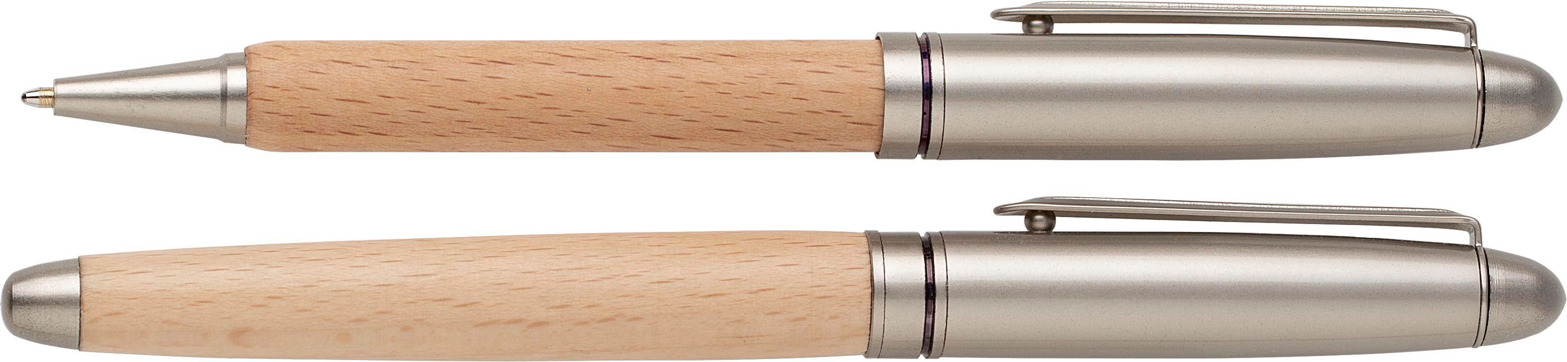 Set de escritura de madera Oliviero