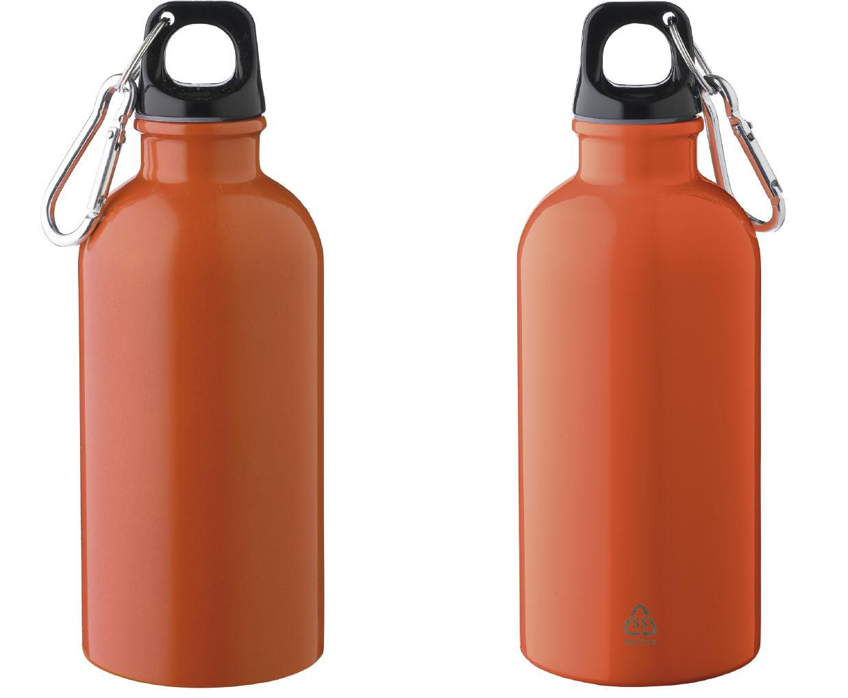 Recycled stainless steel single walled bottle (400 ml) Sable