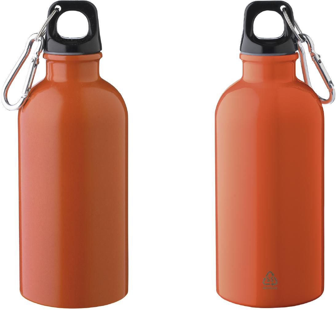 Recycled stainless steel single walled bottle (400 ml) Sable