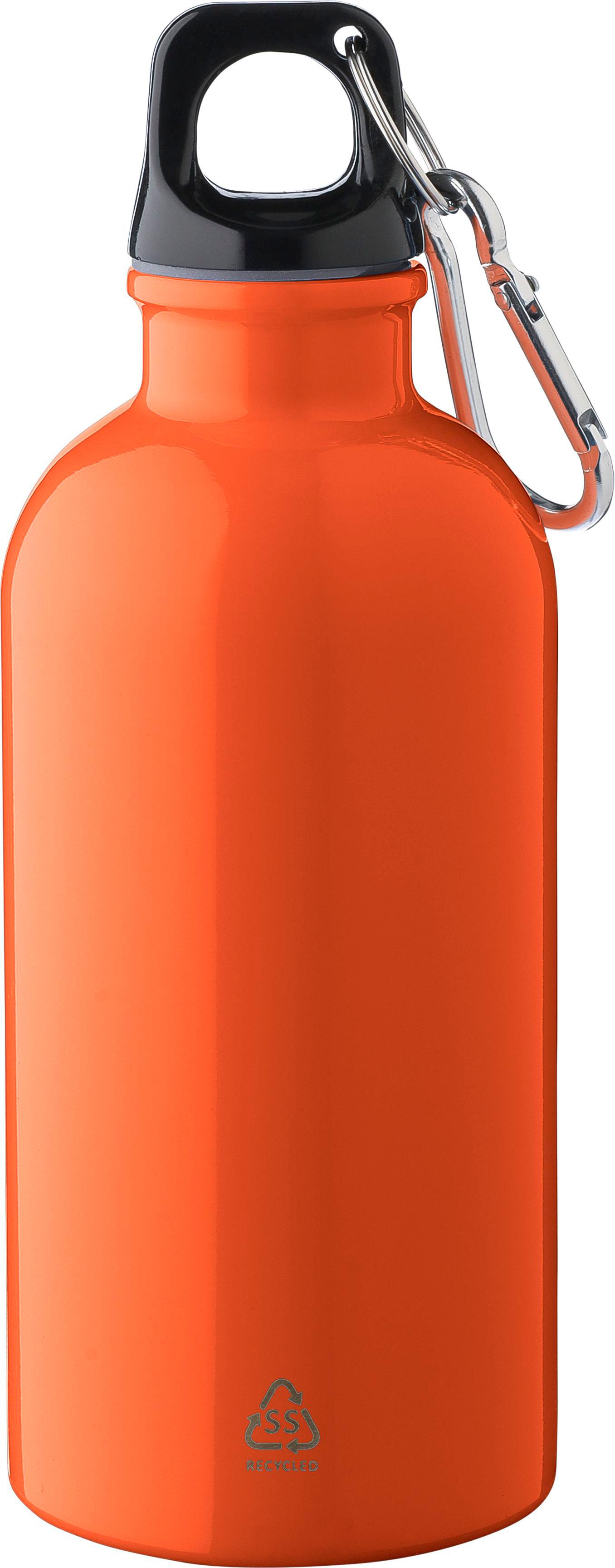 Recycled stainless steel single walled bottle (400 ml) Sable
