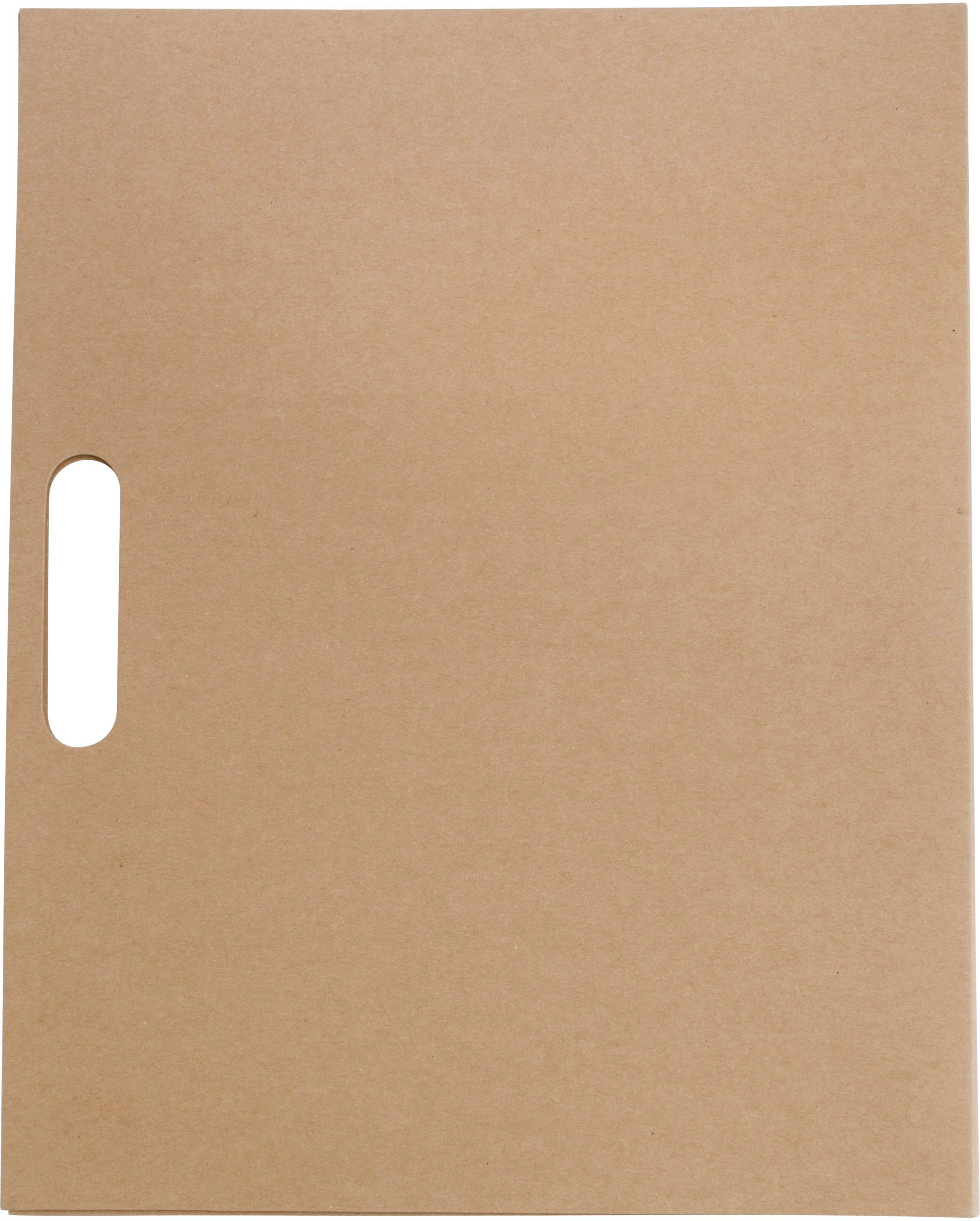 CarPETa de cartón con set de escritura Charlie