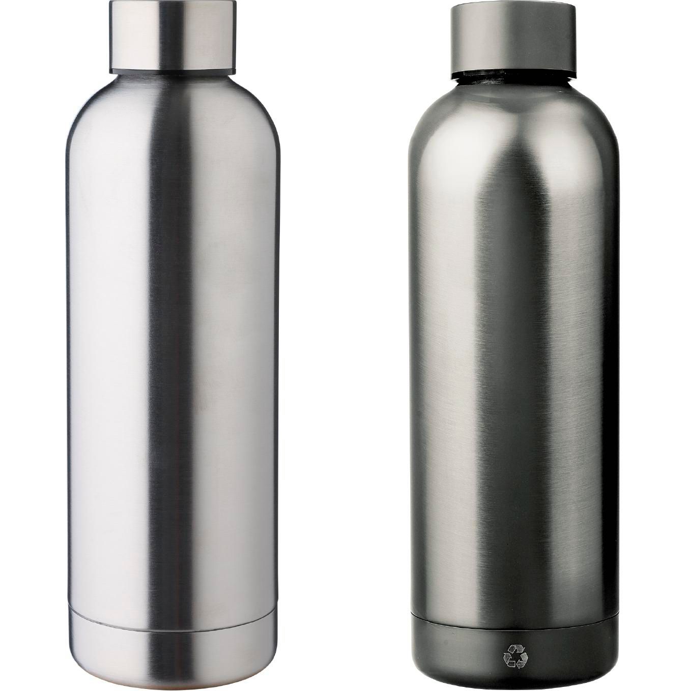 Botella de acero inox. reciclado Isaiah 500 ml