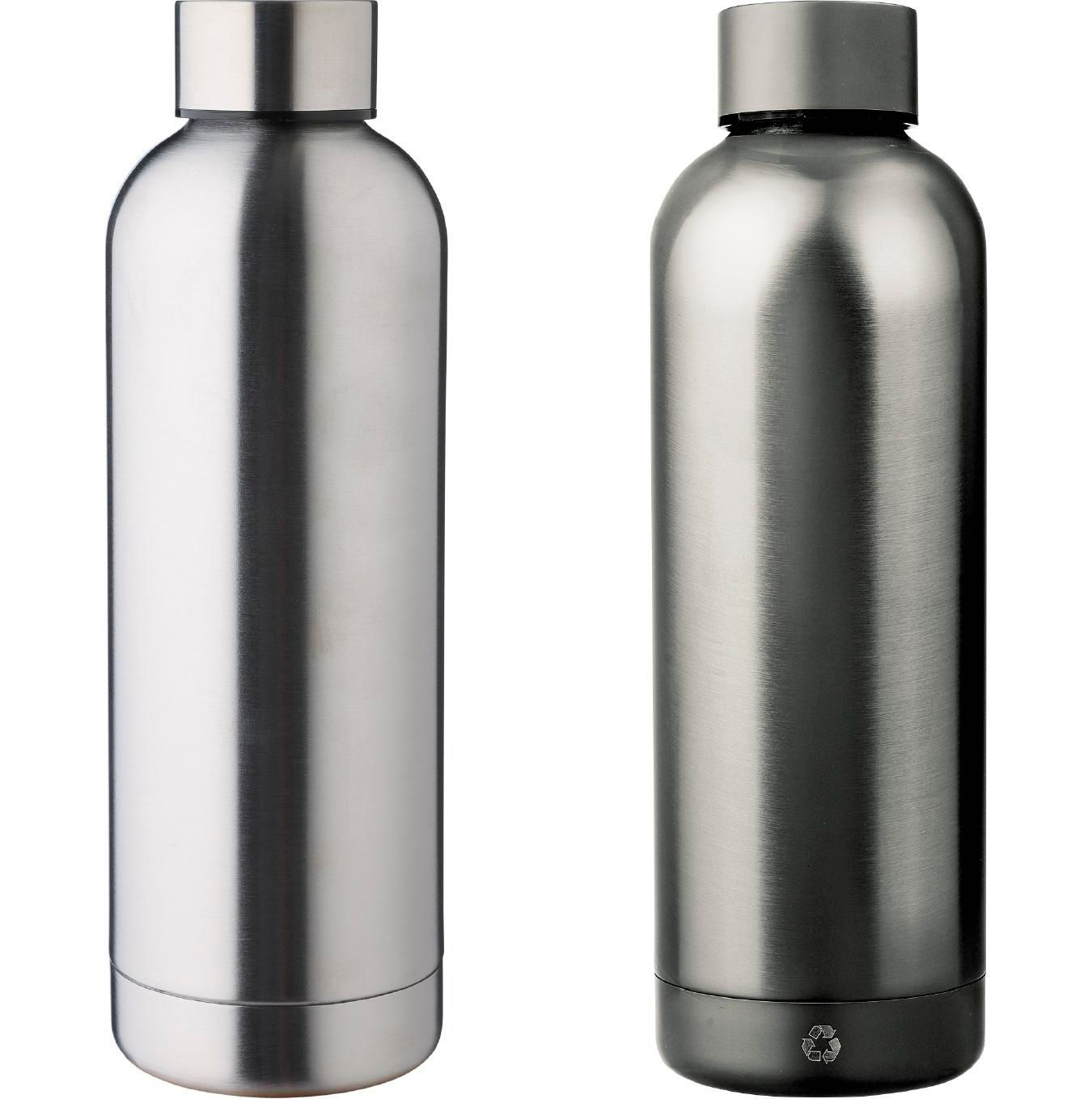 Botella de acero inox. reciclado Isaiah 500 ml
