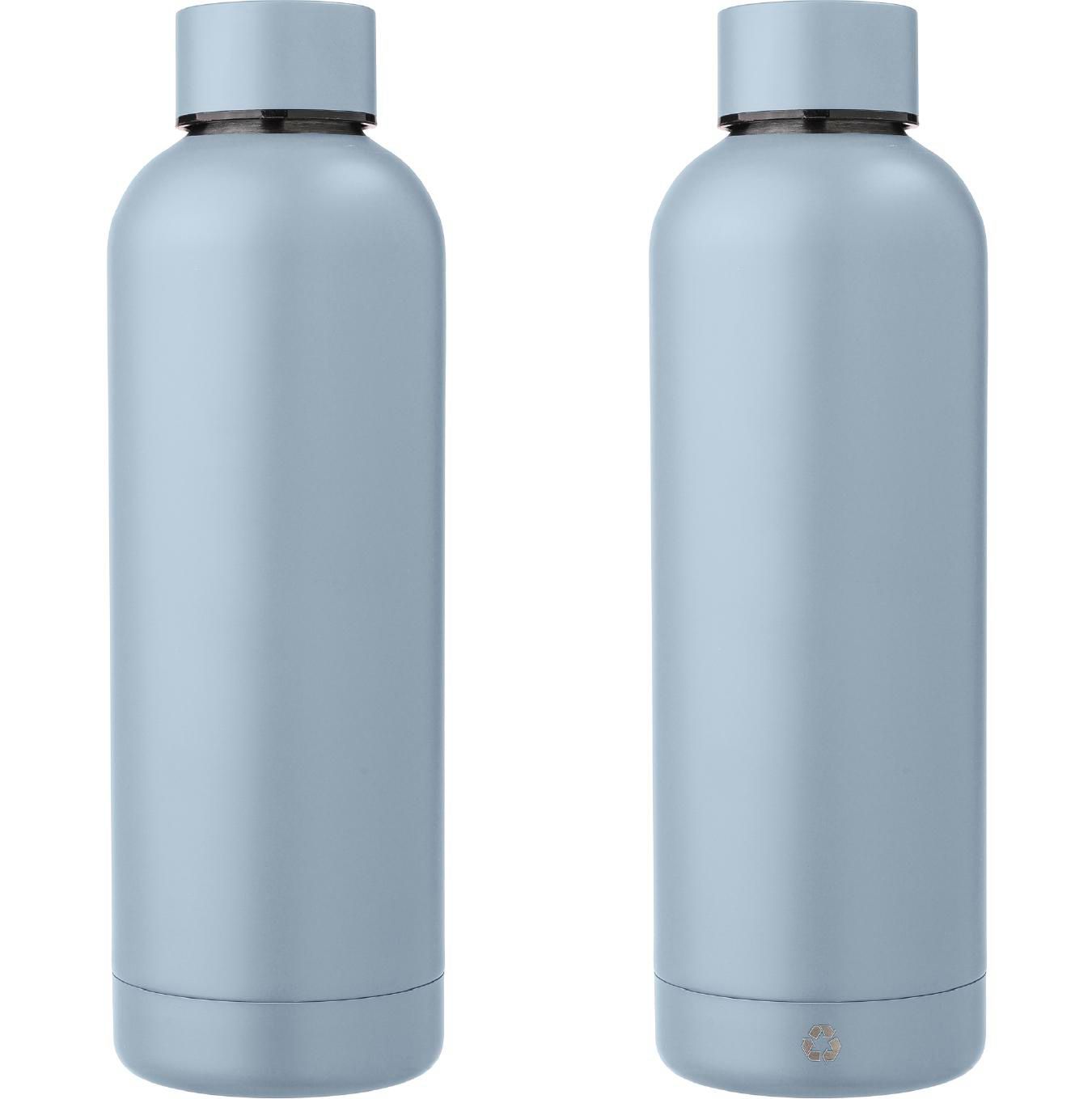 Botella de acero inox. reciclado Isaiah 500 ml