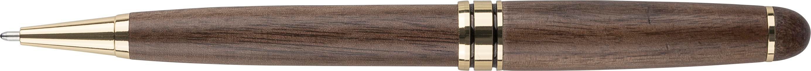 Walnut wooden twist ballpen Noa