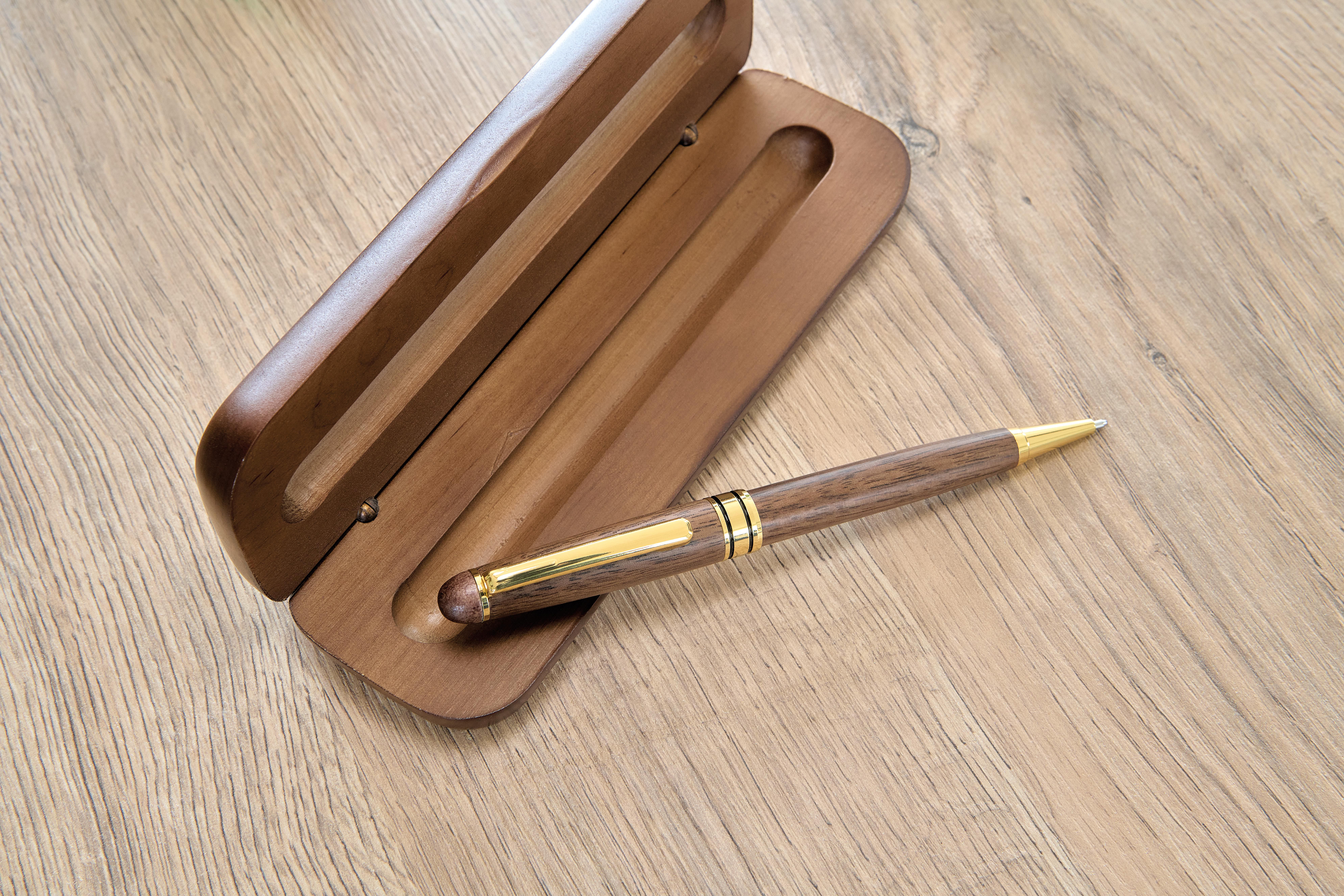 Walnut wooden twist ballpen Noa