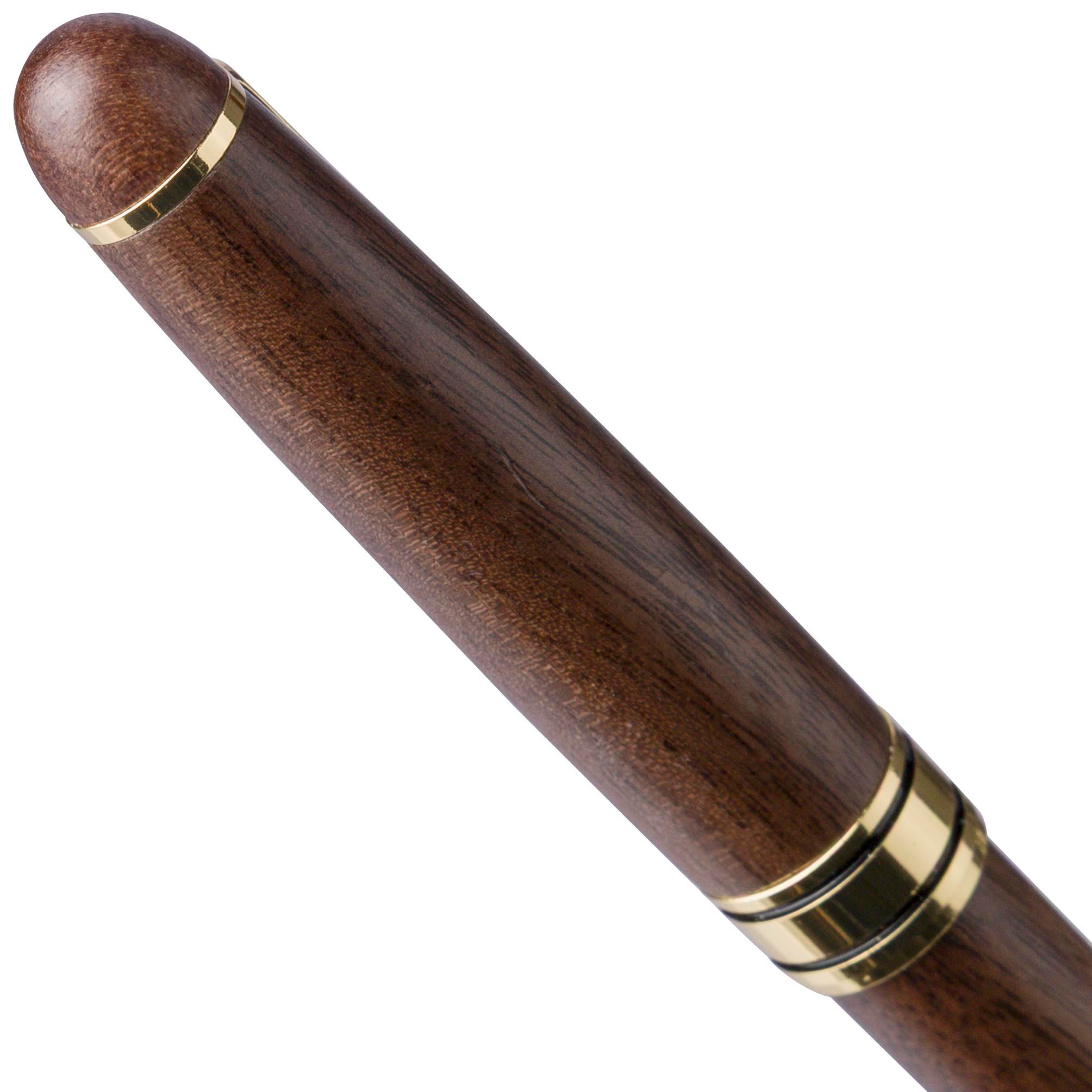 Set de escritura de madera de nogal Adelina