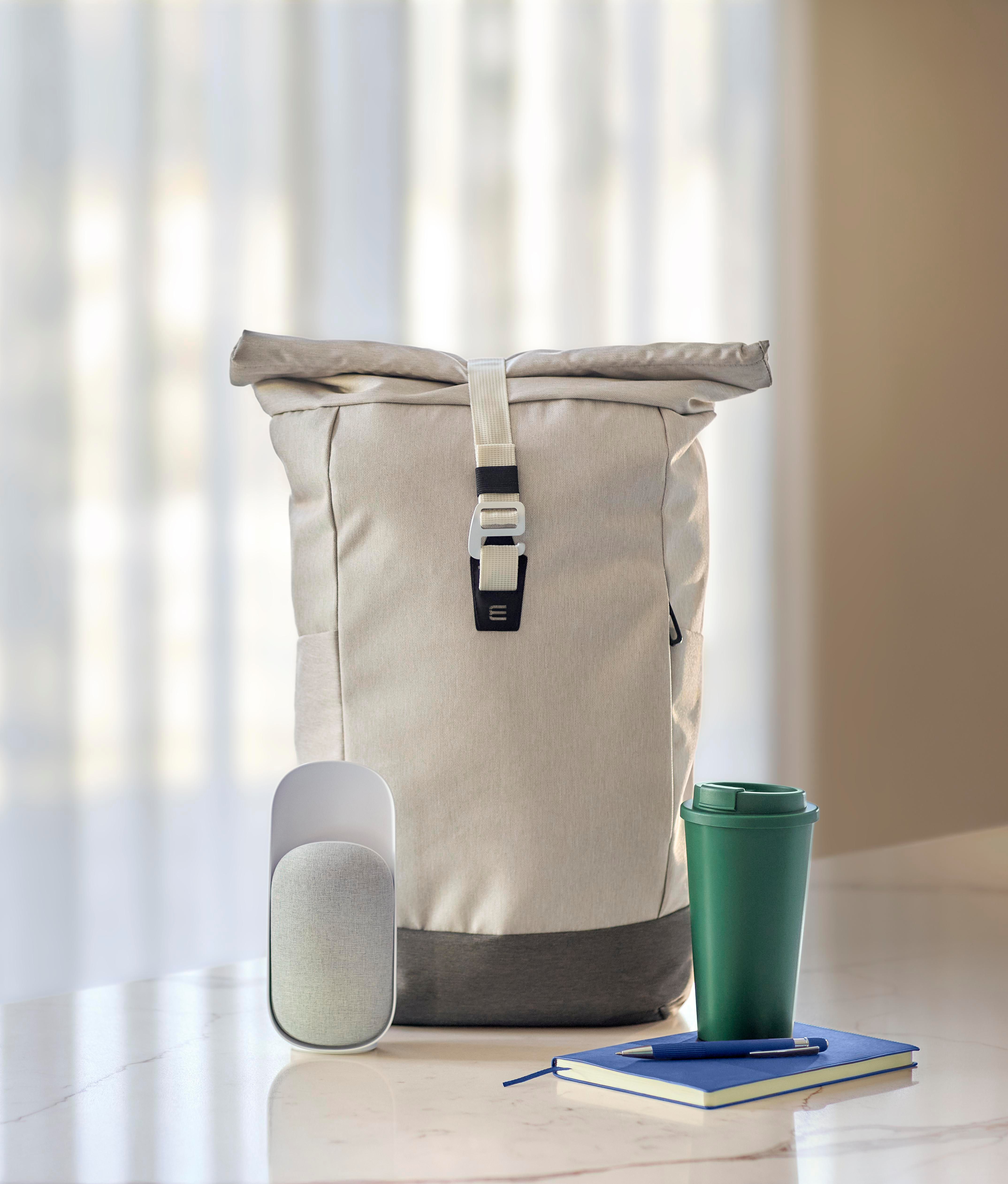 rPET (600D) roll-top backpack Marlene