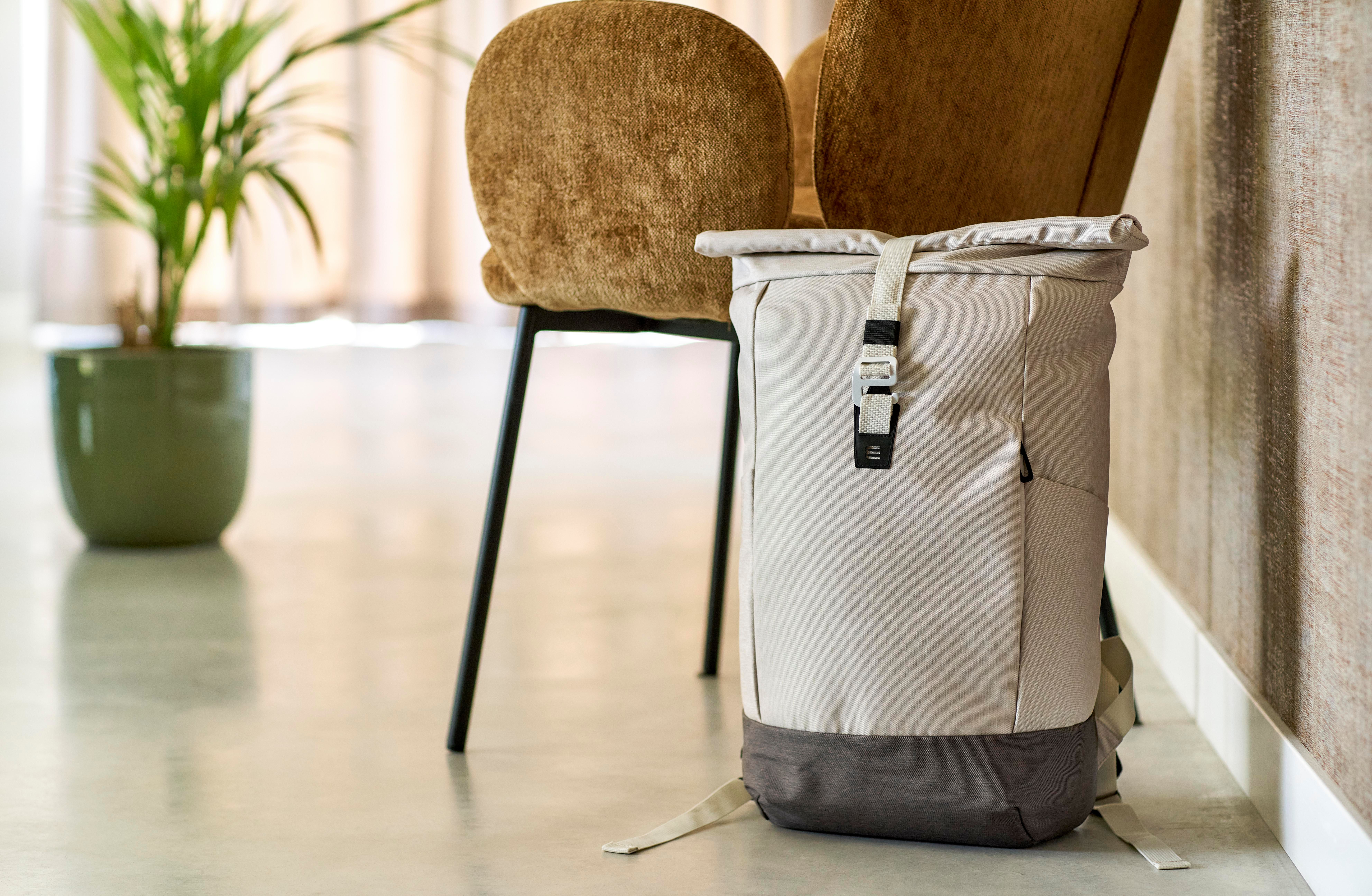 rPET (600D) roll-top backpack Marlene
