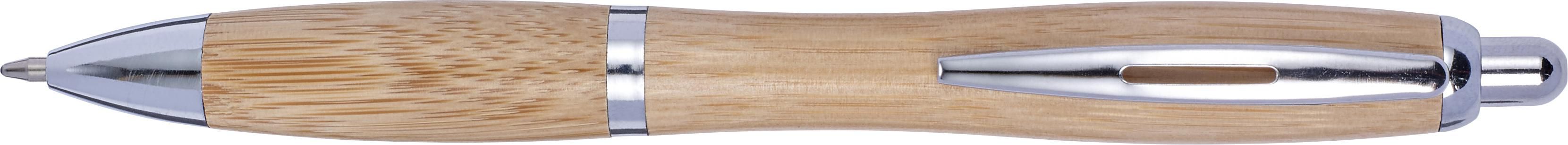 Ballpen Carson | Bamboo | Silver detail