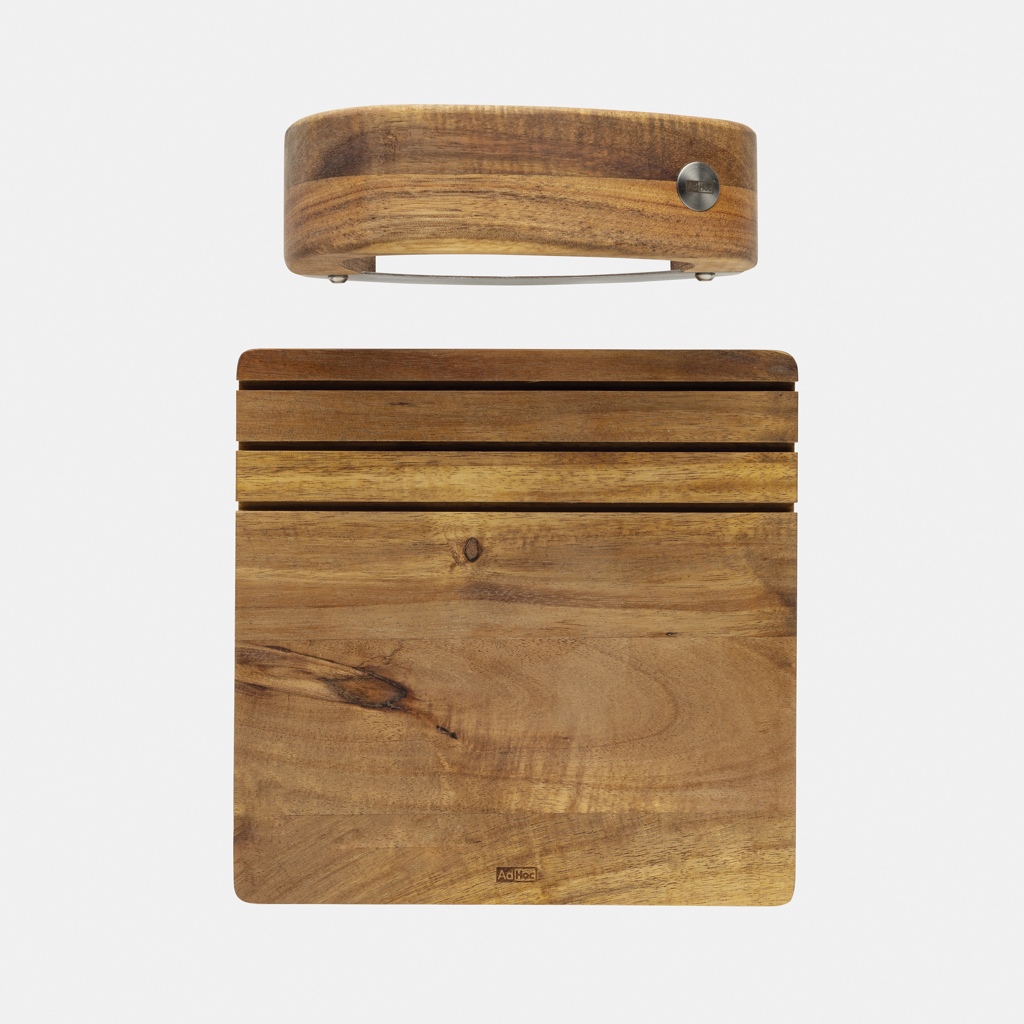 Cuchillo para picar AdHoc RoccaVerde con tabla de cortar
