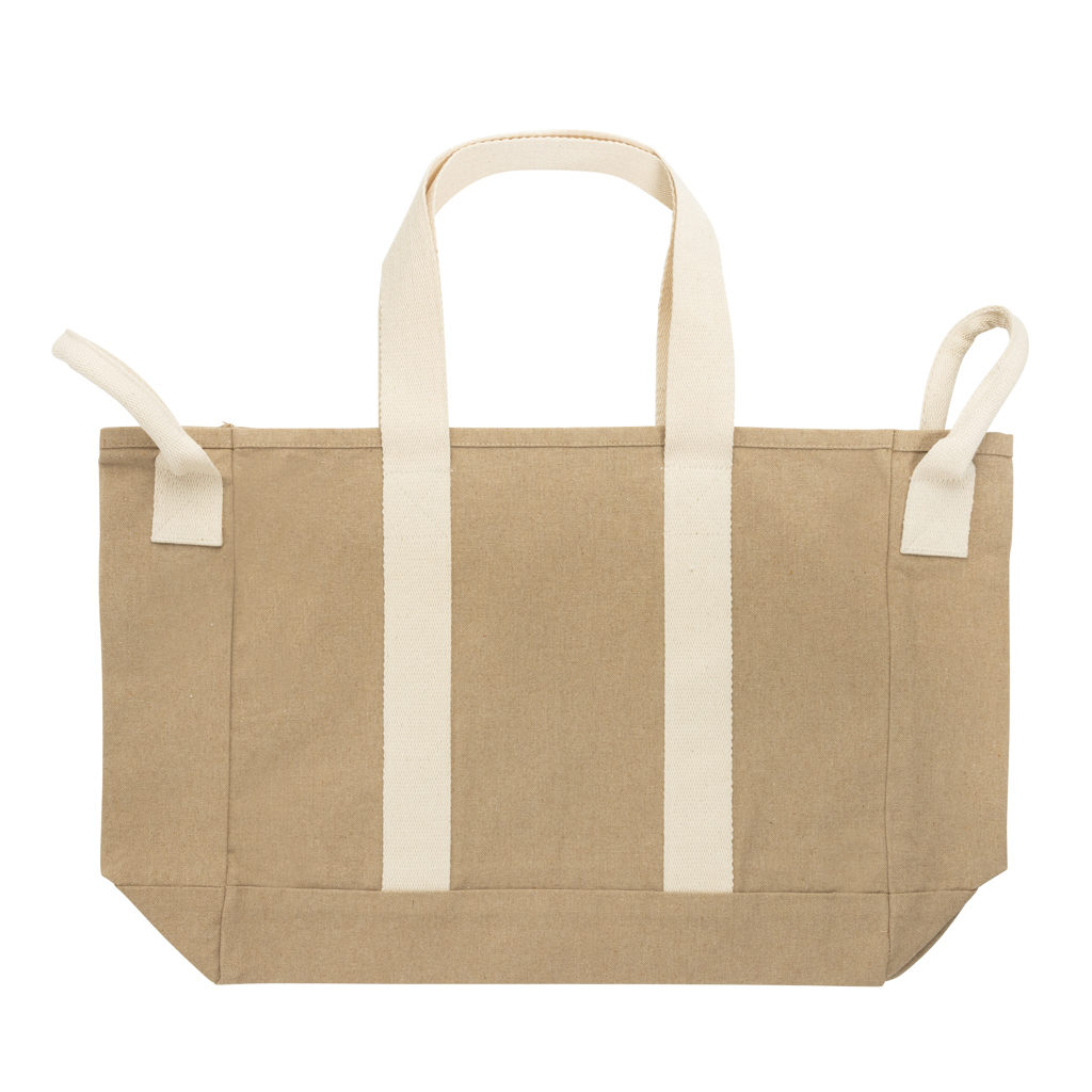 Bolsa playa BEAU AWARE™ lona reciclada 400 g/m² asa lateral