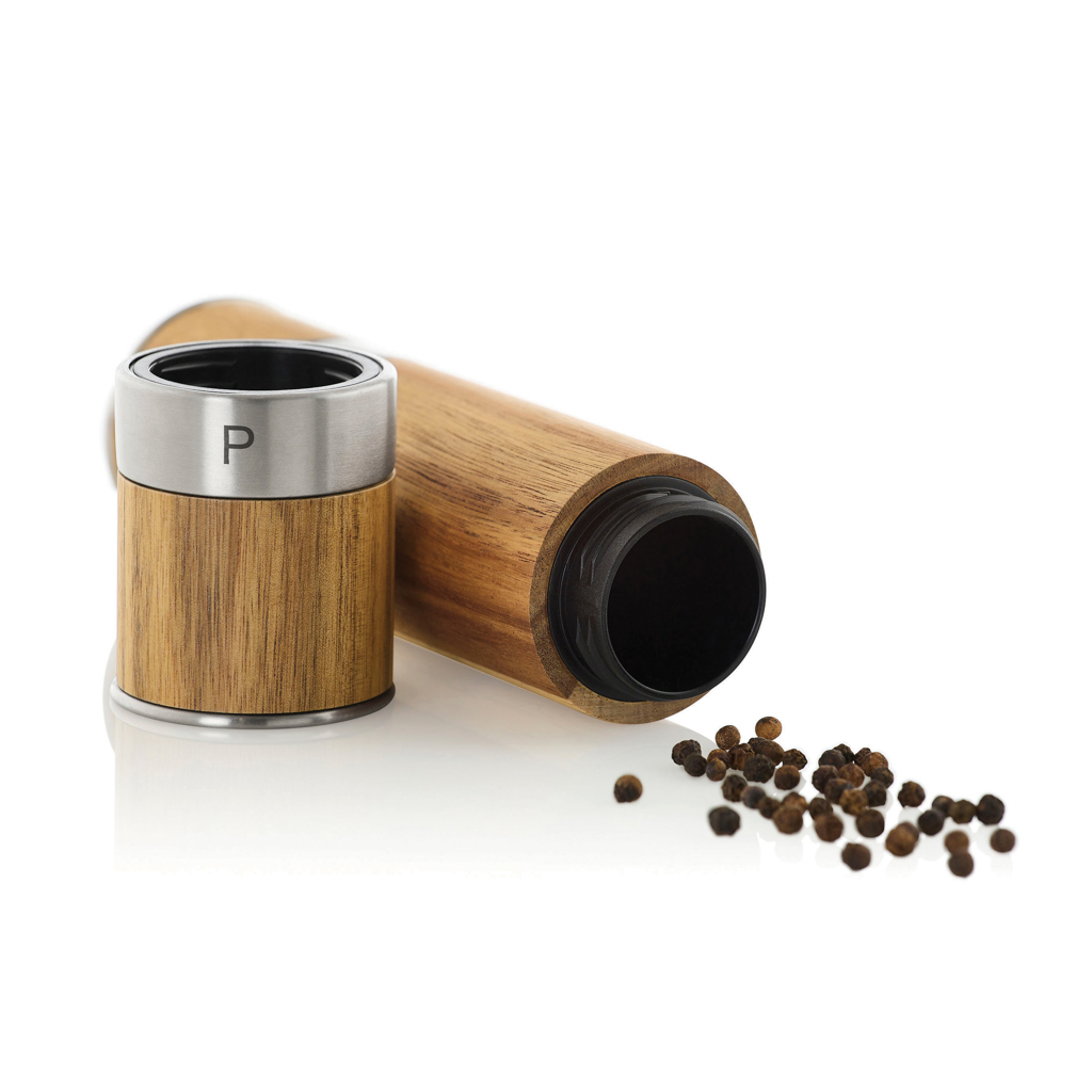 Molino doble AdHoc Duomill para pimienta y sal