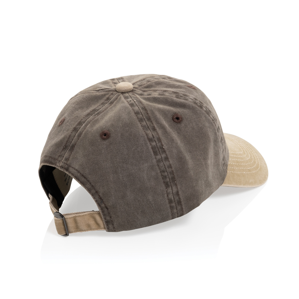 Gorra algodón bicolor 270 g/m² con 6 paneles BEAU AWARE™